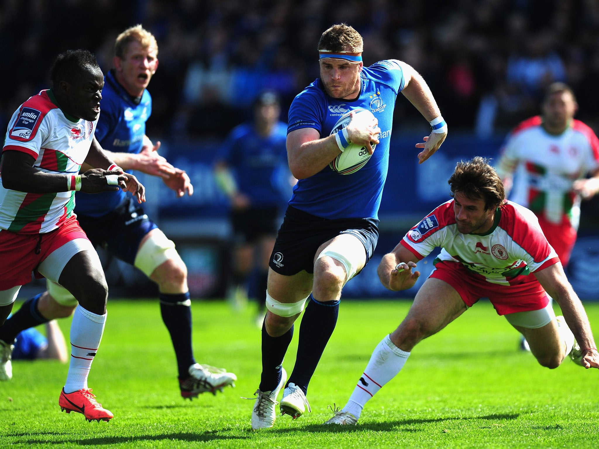 Jamie Heaslip breaks through to score his second try