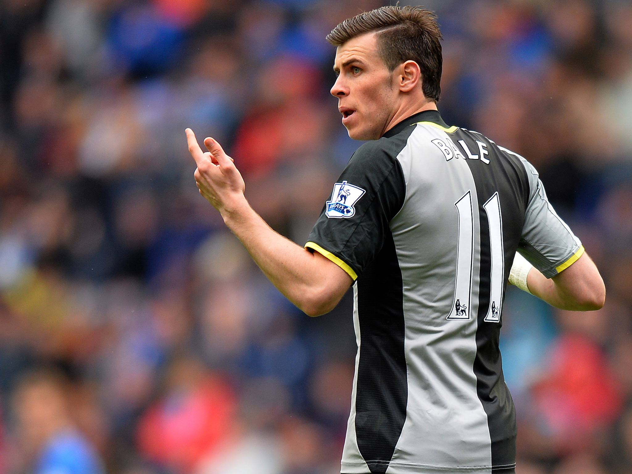 Gareth Bale in action against Wigan