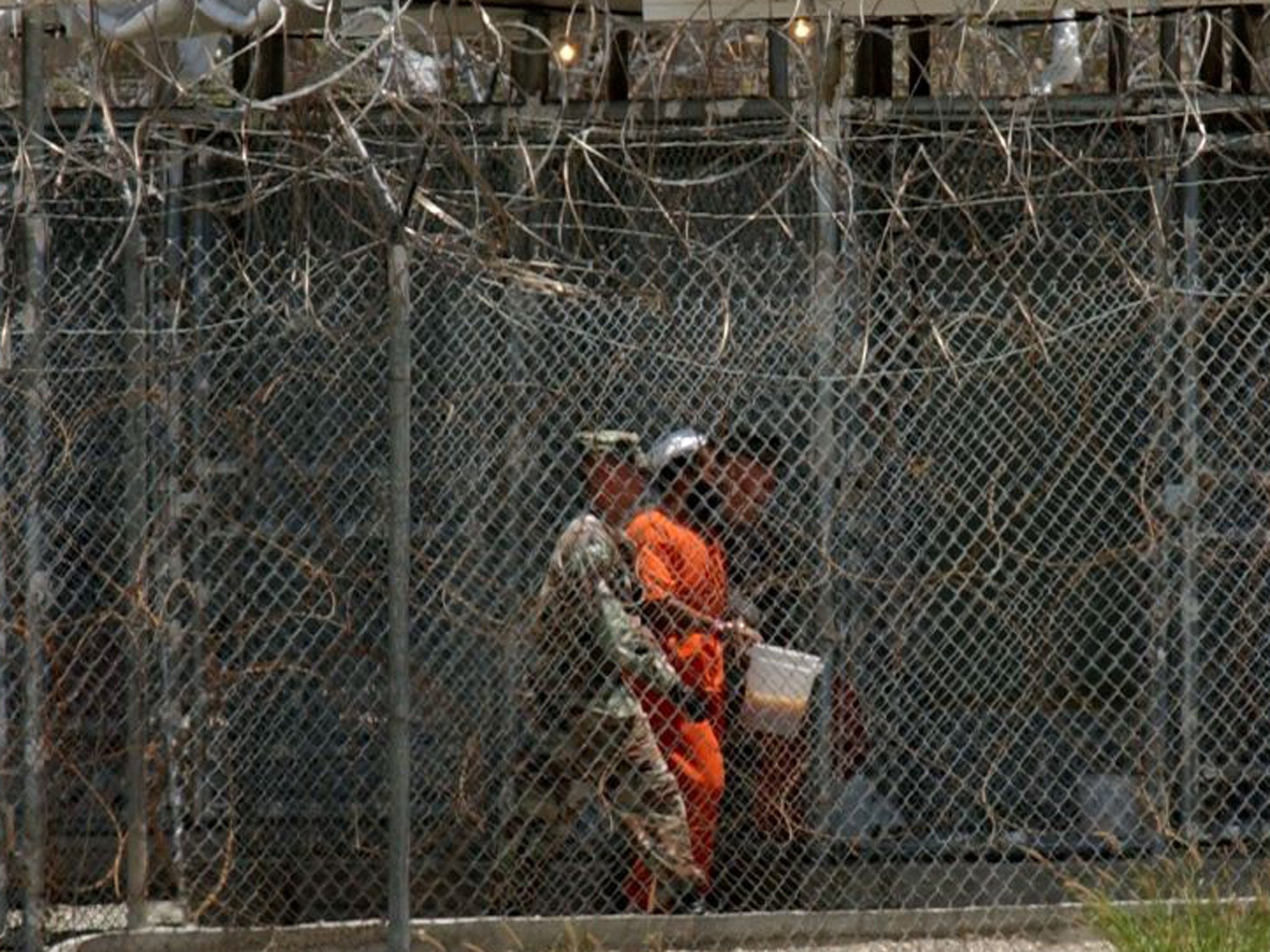 100 of 166 inmates are now taking part in a hunger strike protest against their indefinite detention