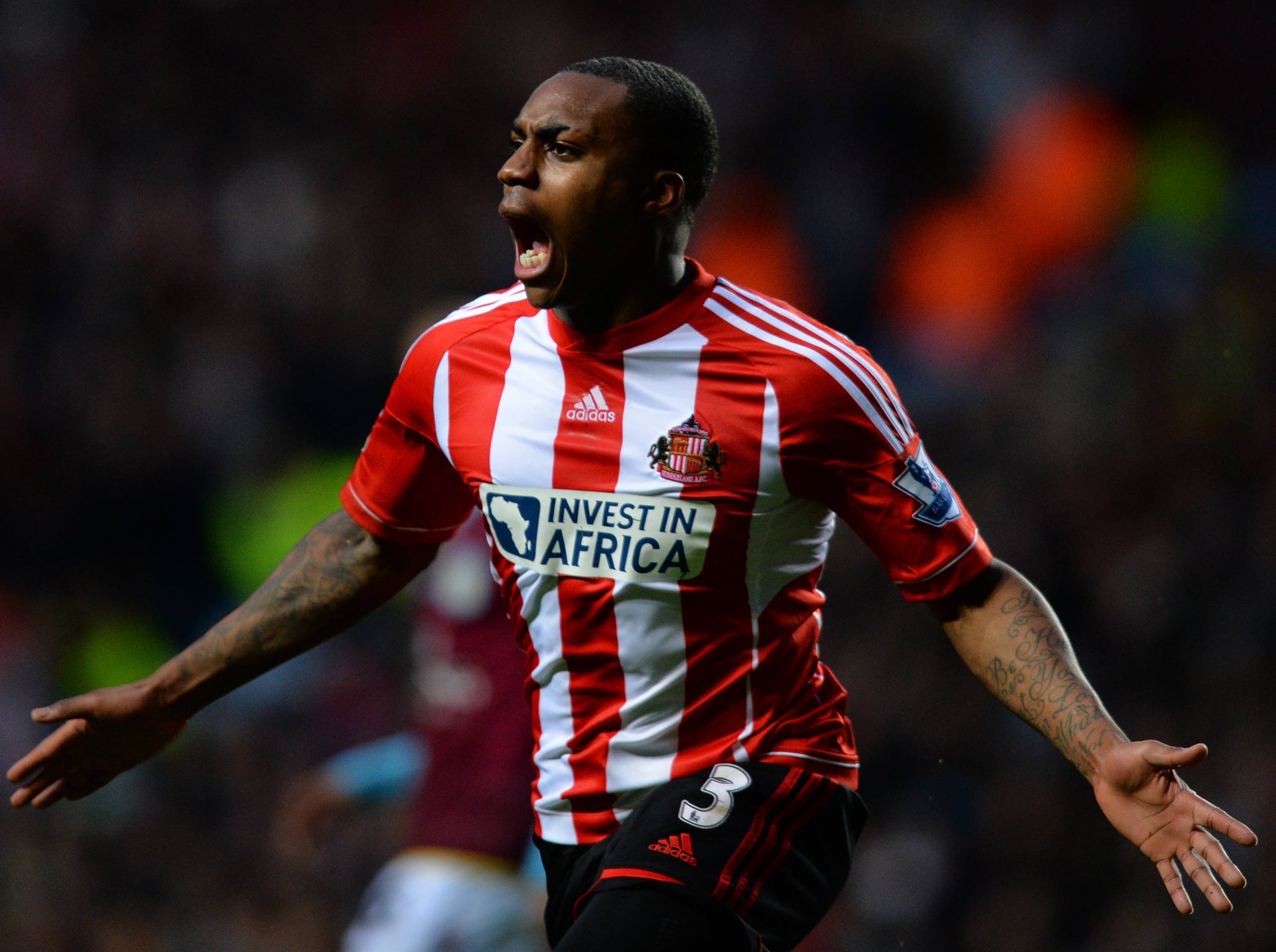 Danny Rose in action for Sunderland