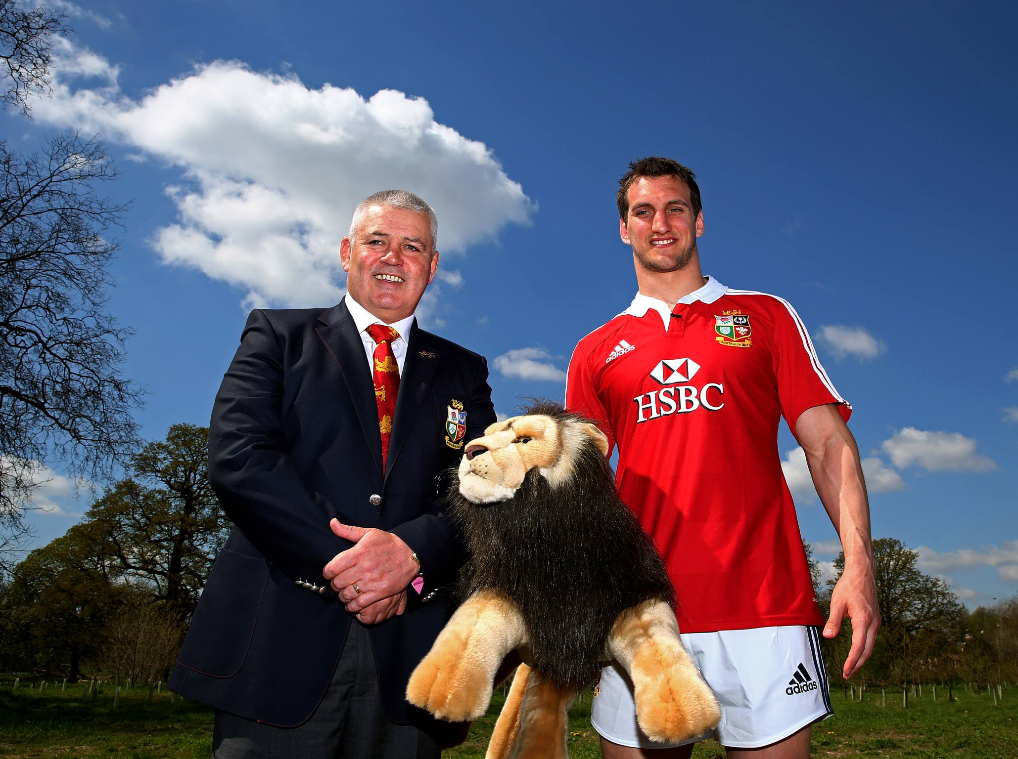 Warren Gatland and Sam Warburton