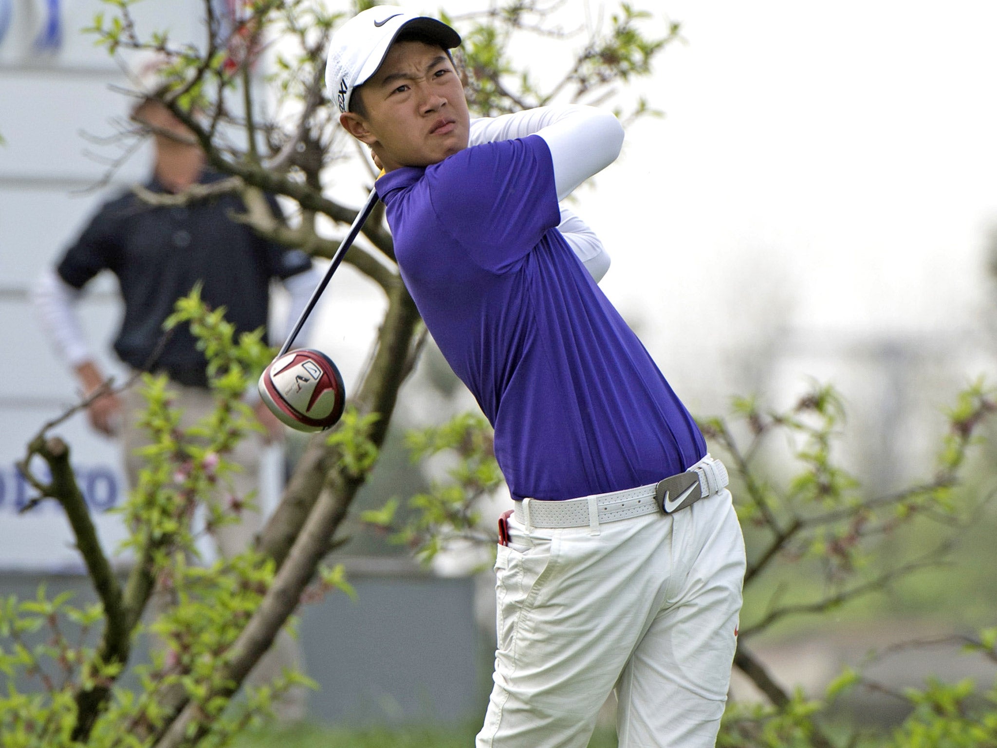 Ye Wocheng during qualifying for the China Open