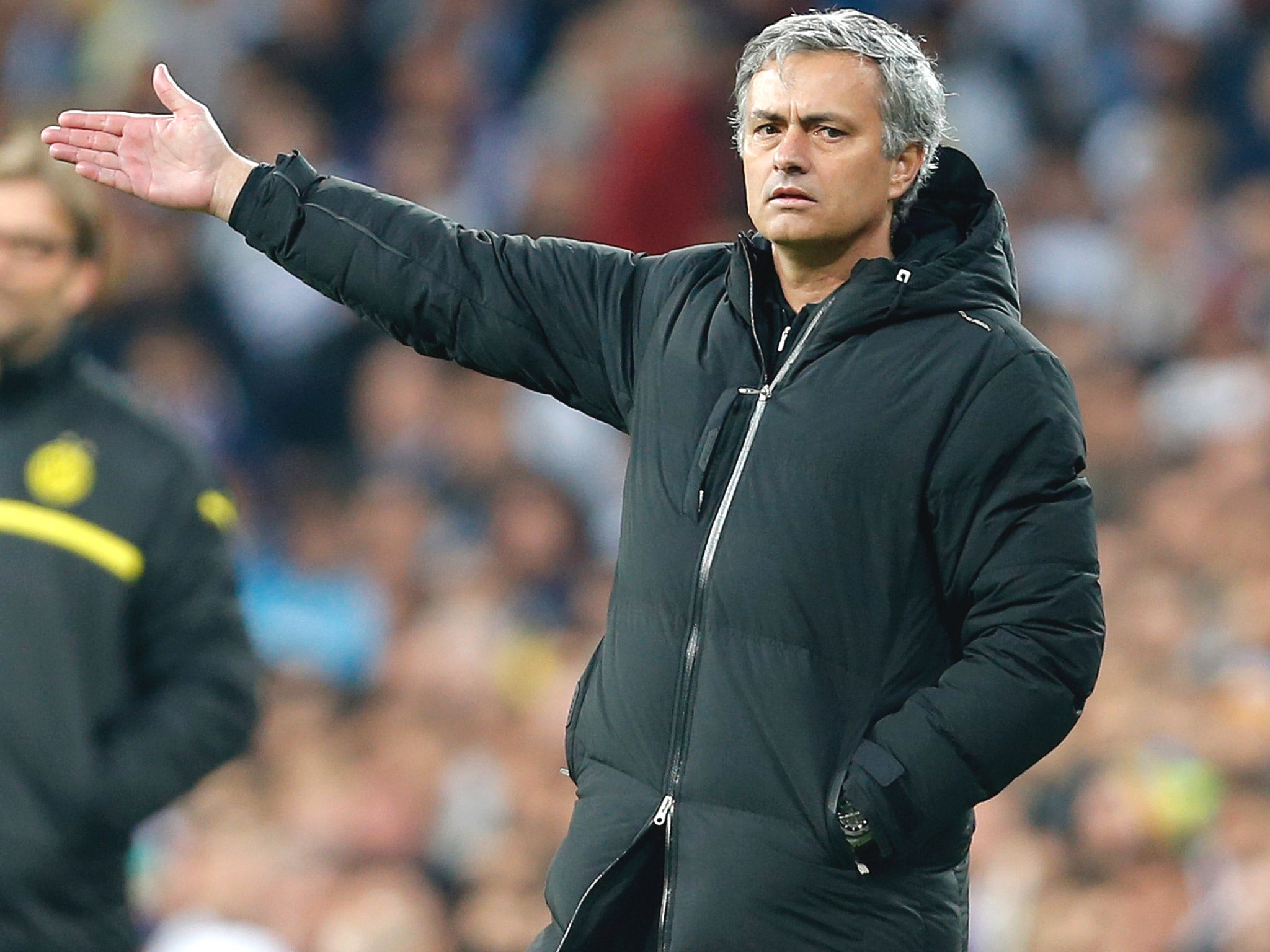 Mourinho watches on as his Real Madrid side failed to overturn the three-goal deficit