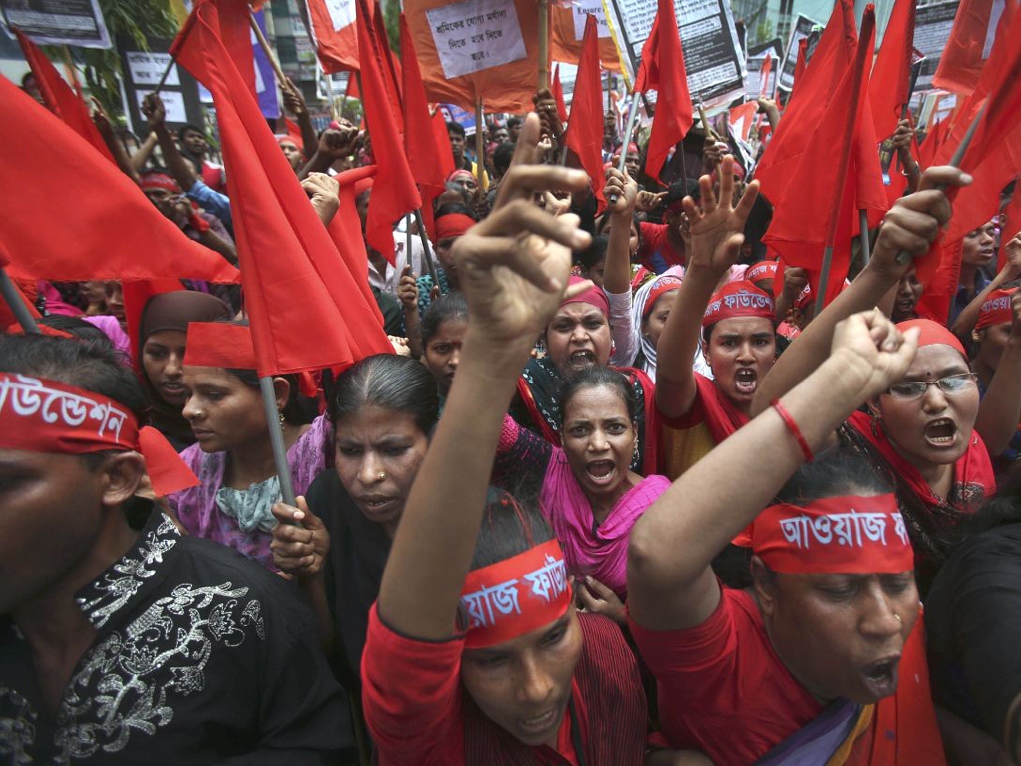 Thousands march in May Day protests in Dhaka over lax safety regulations