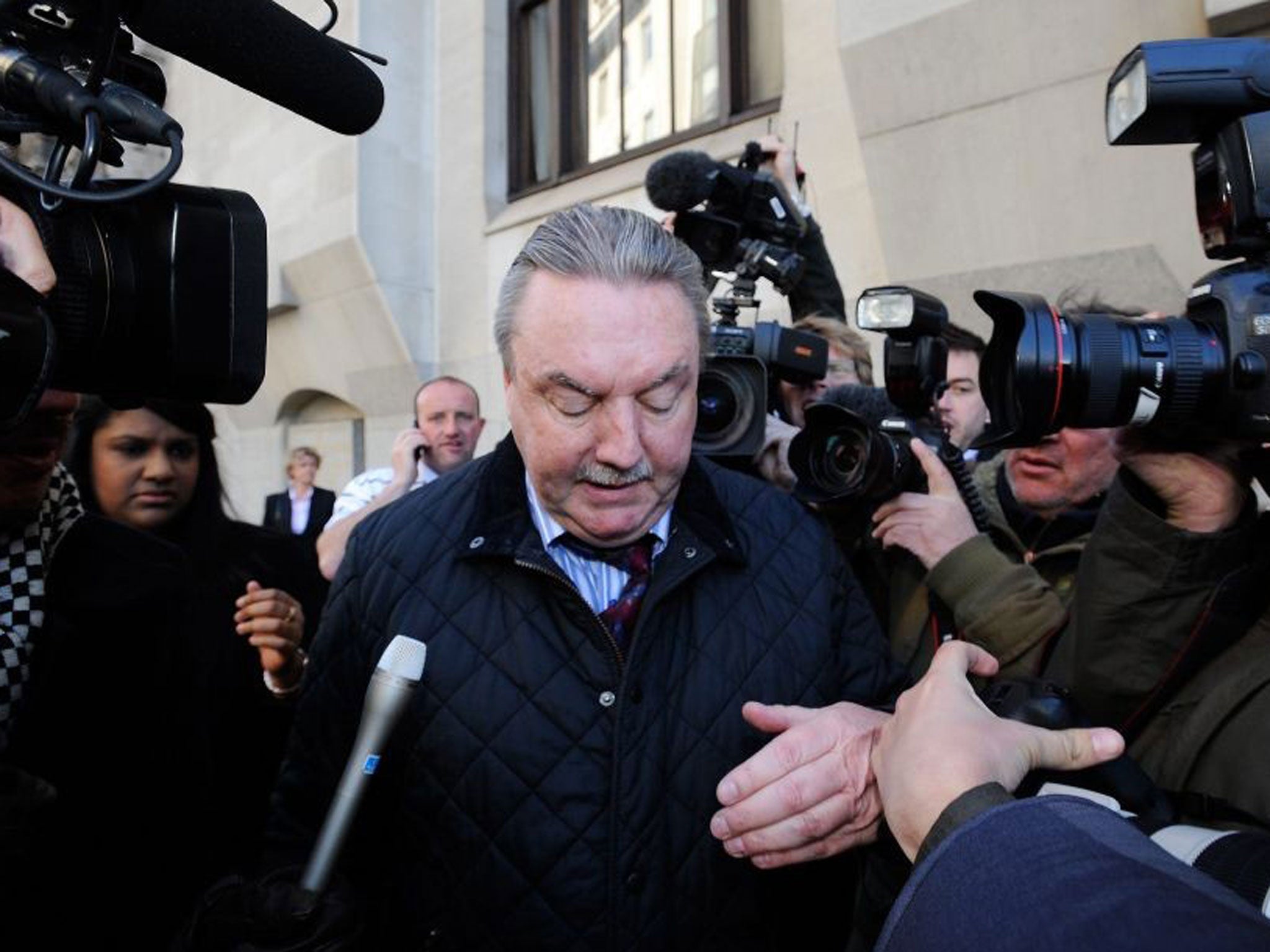 James McCormick arrives for sentencing at the Old Bailey