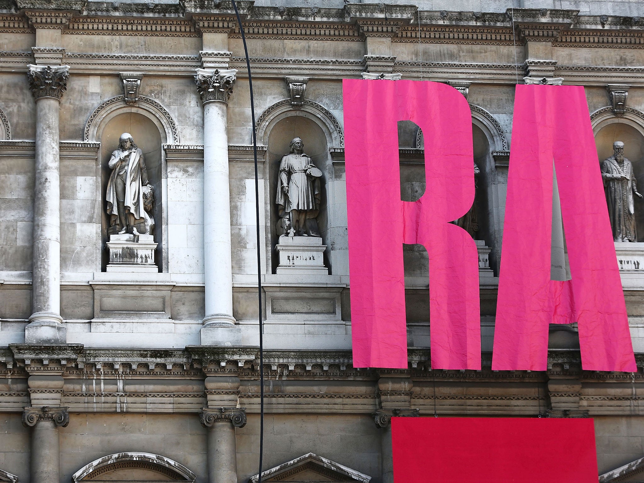 A general view at the private VIP view of Royal Academy Summer Exhibition 2012 at Royal Academy of Arts on May 30, 2012 in London, England.