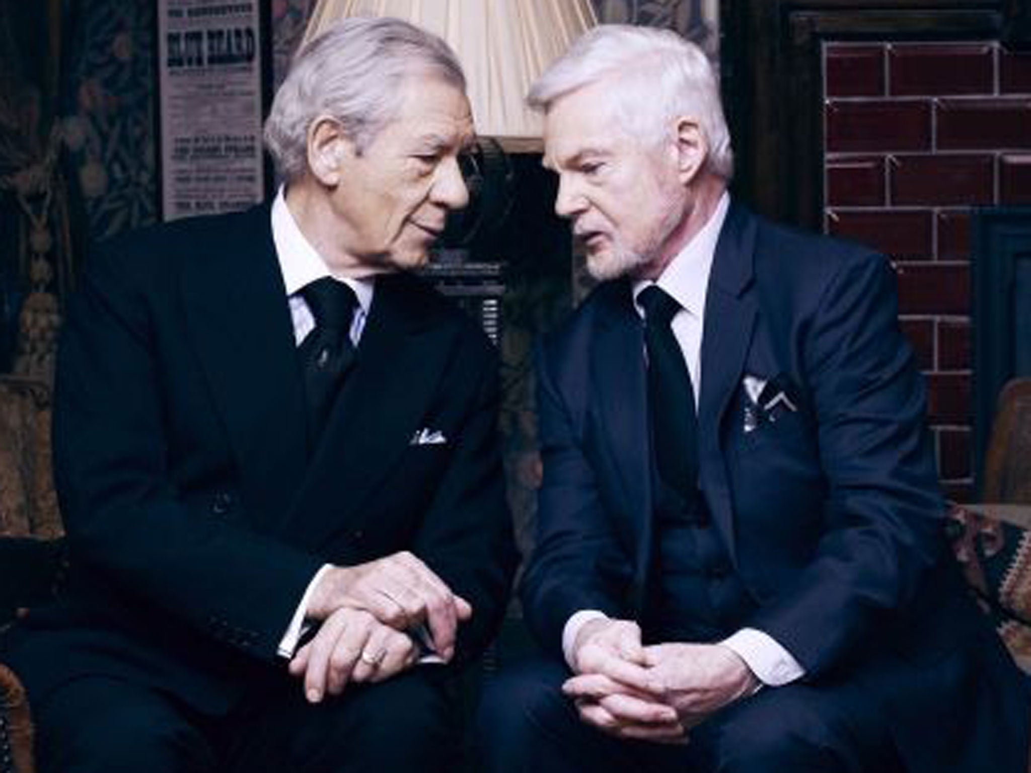 Camp fire: Ian McKellen (left) and Derek Jacobi in ‘Vicious’