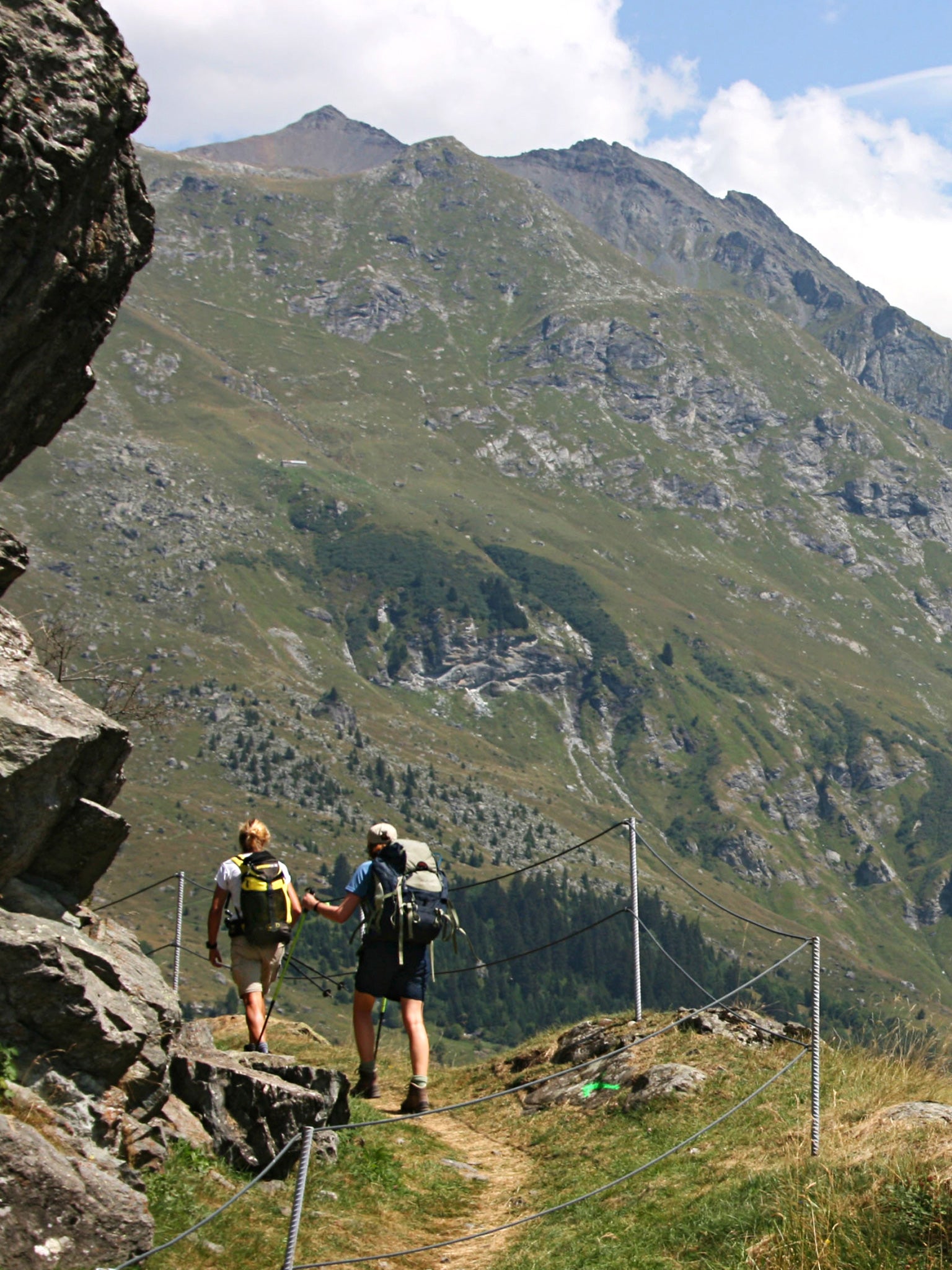 Pole position: the trail through Champagny valley