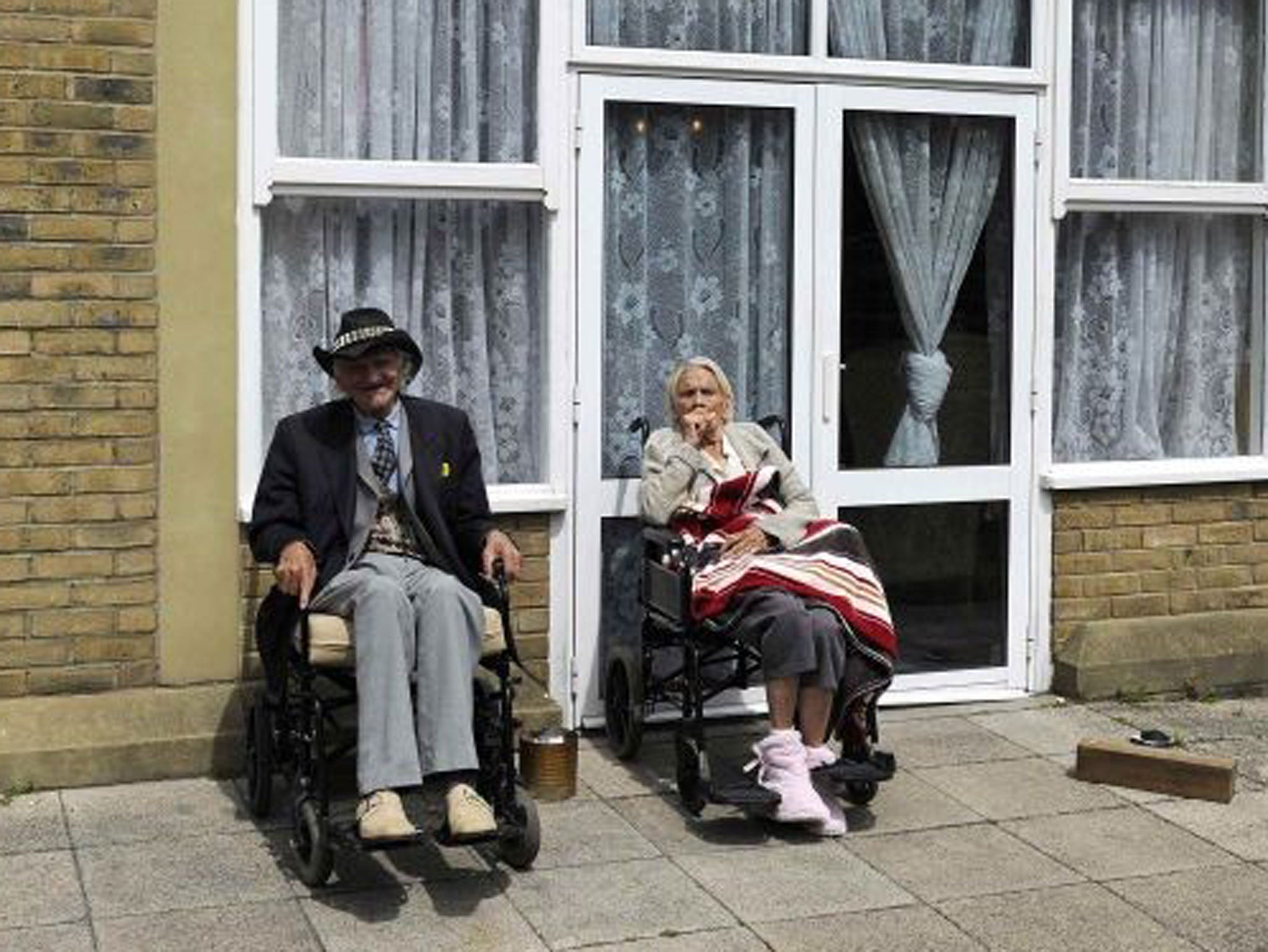 Residents at a Southern Cross care home in south London