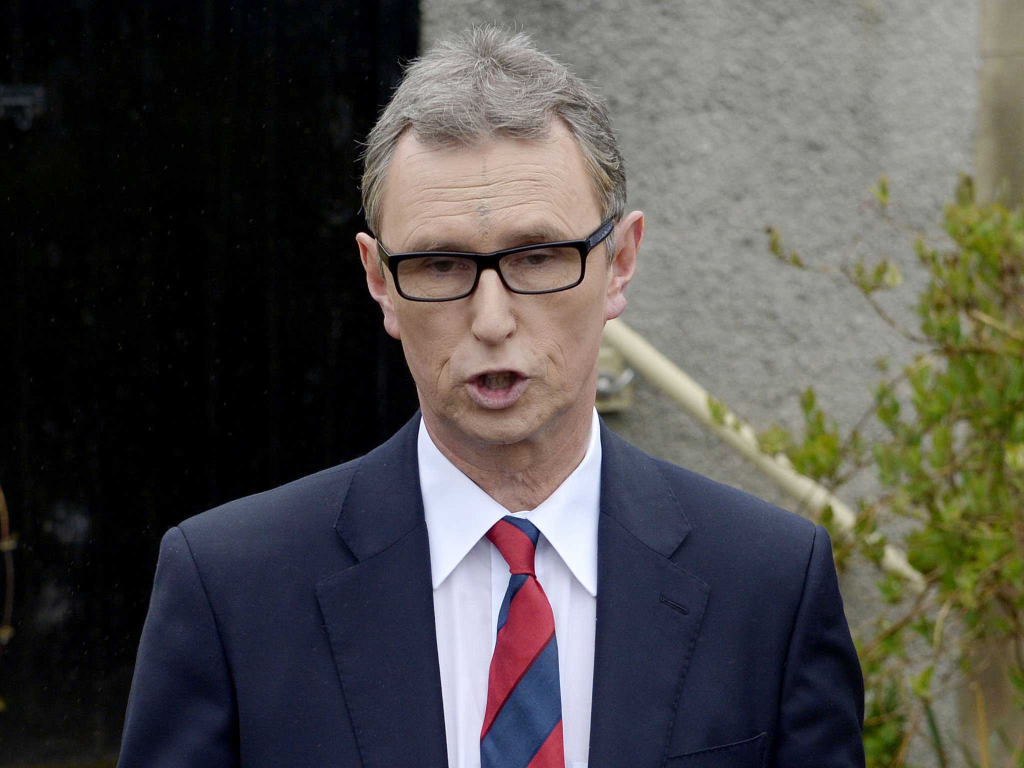 Former Deputy speaker Nigel Evans at his home in Pendleton, Lancashire