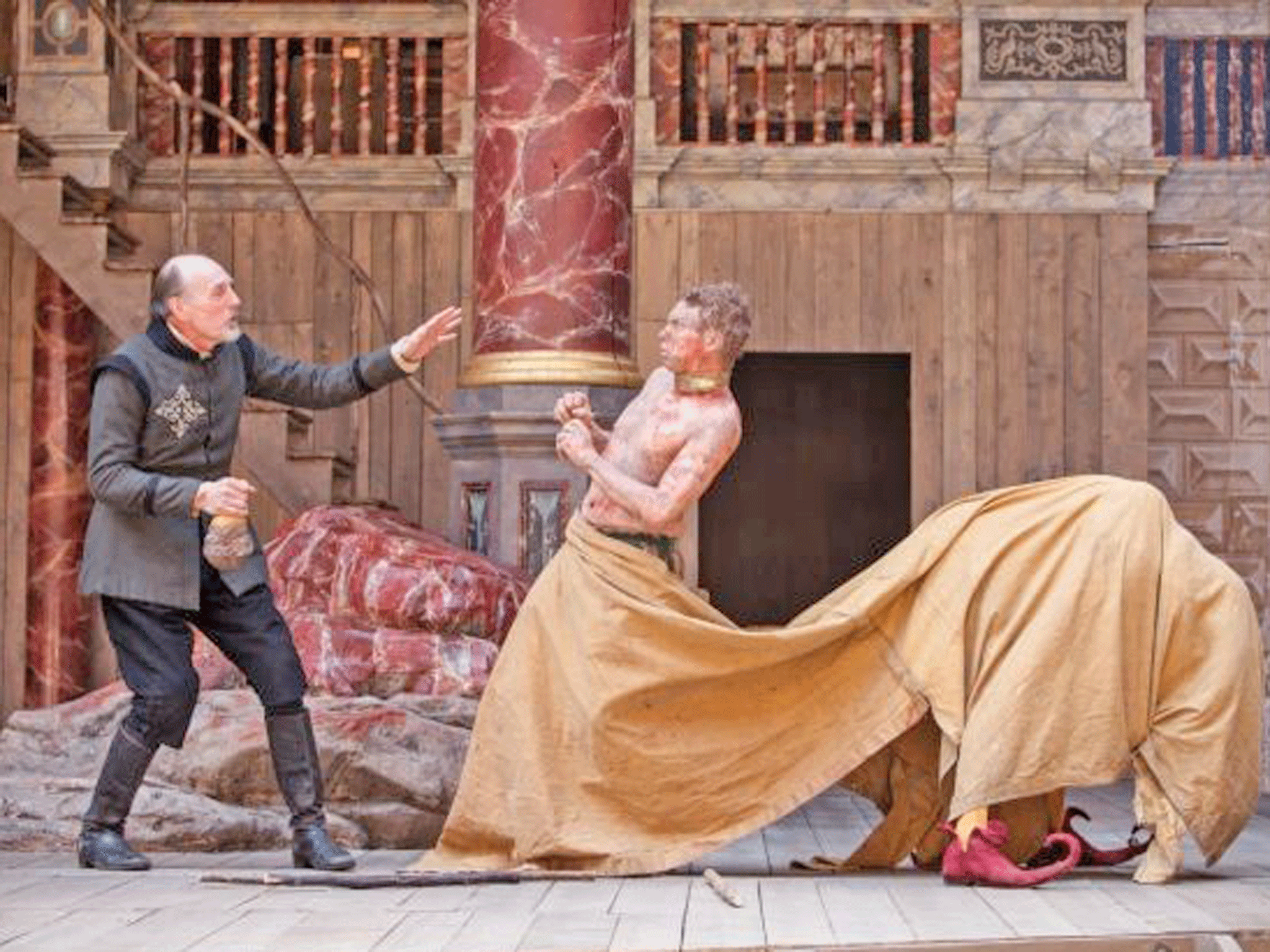 The Tempest, playing at the Globe Theatre