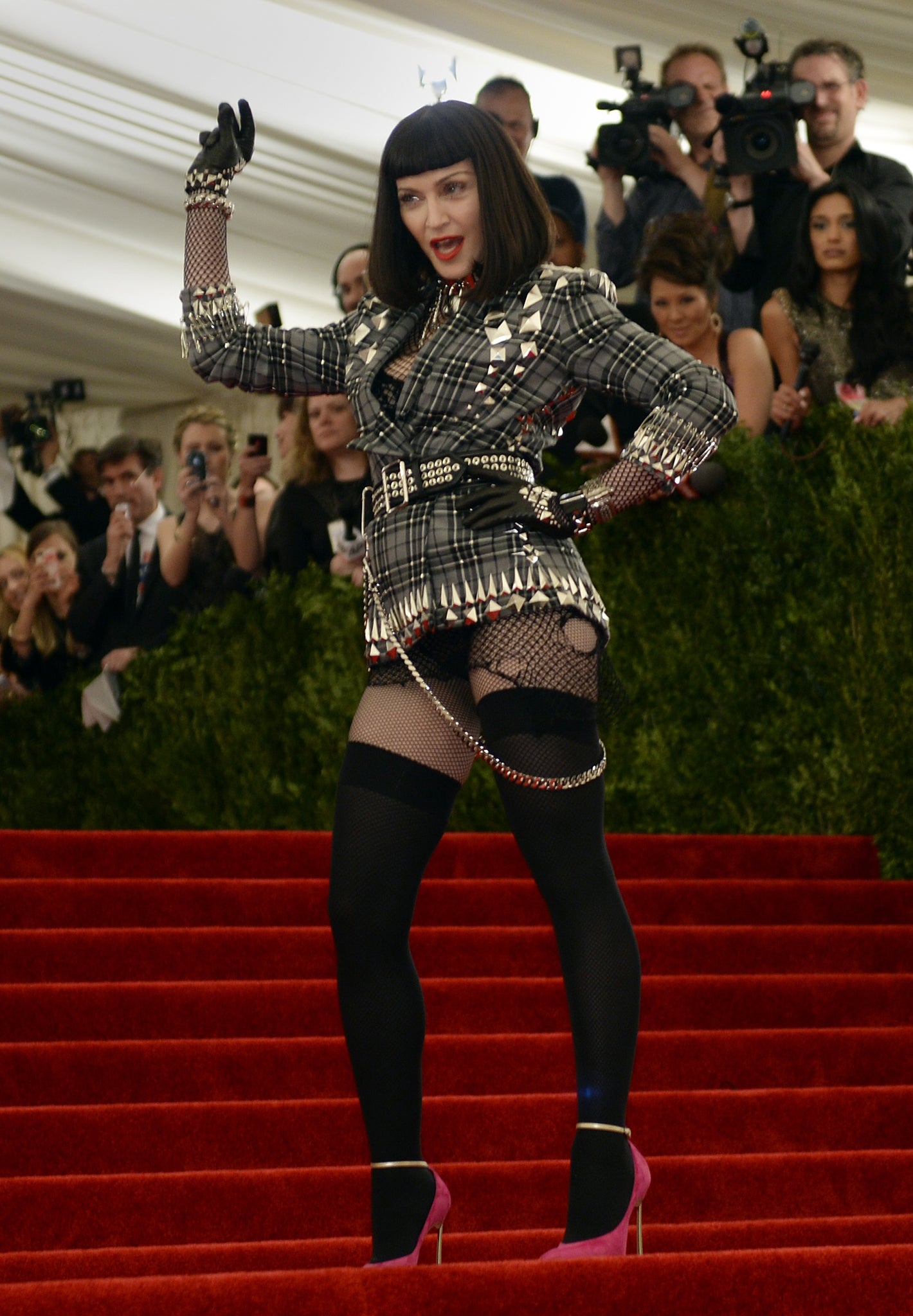 Madonna said she was a fan of Sid Vicious and Nancy Spungen "and that whole era" as she displayed her punk credentials at last night's Met Ball
