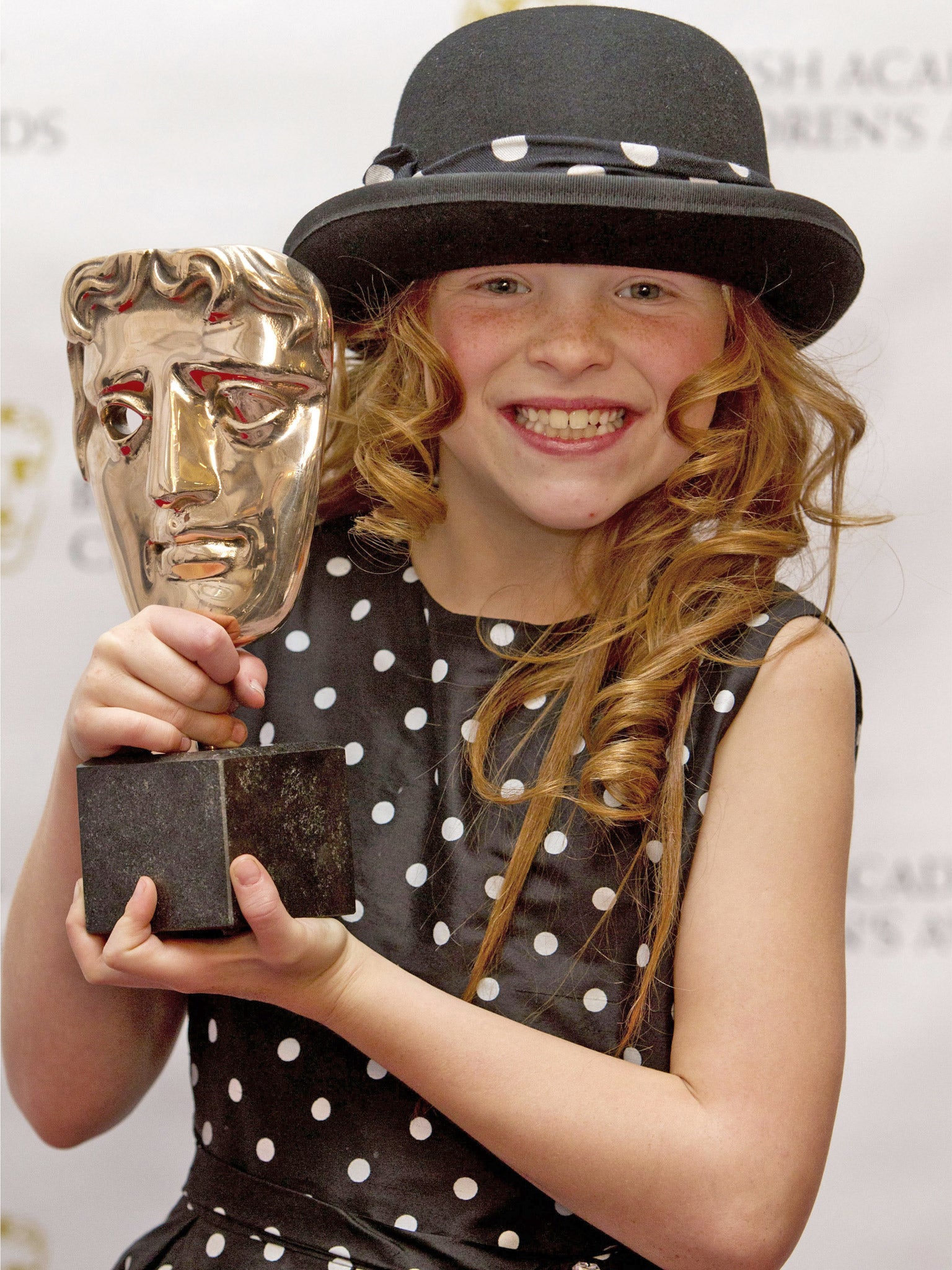 Harley Bird, 9, is the youngest ever Bafta winner
