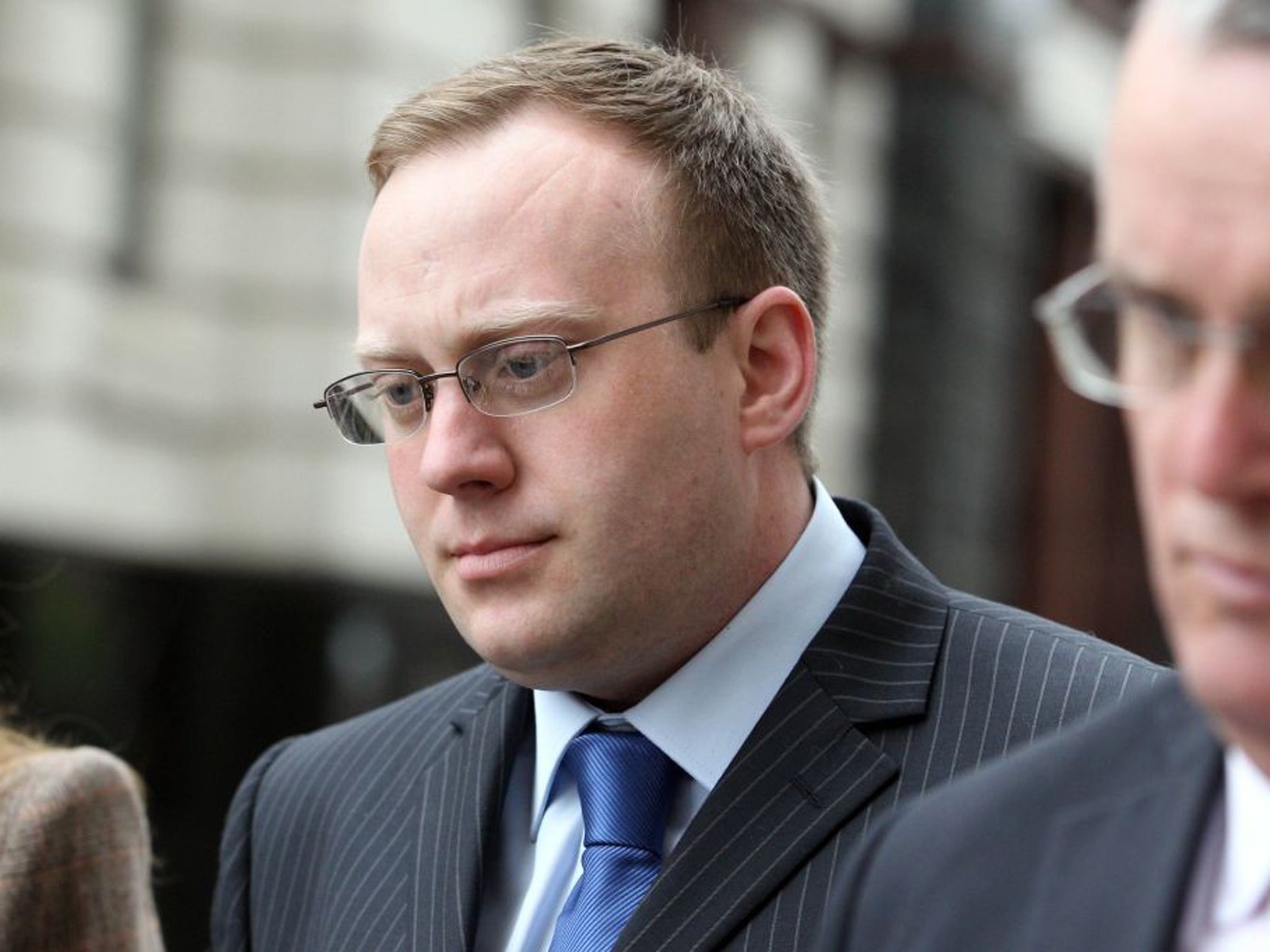 James Bowes arrives at the Old Bailey