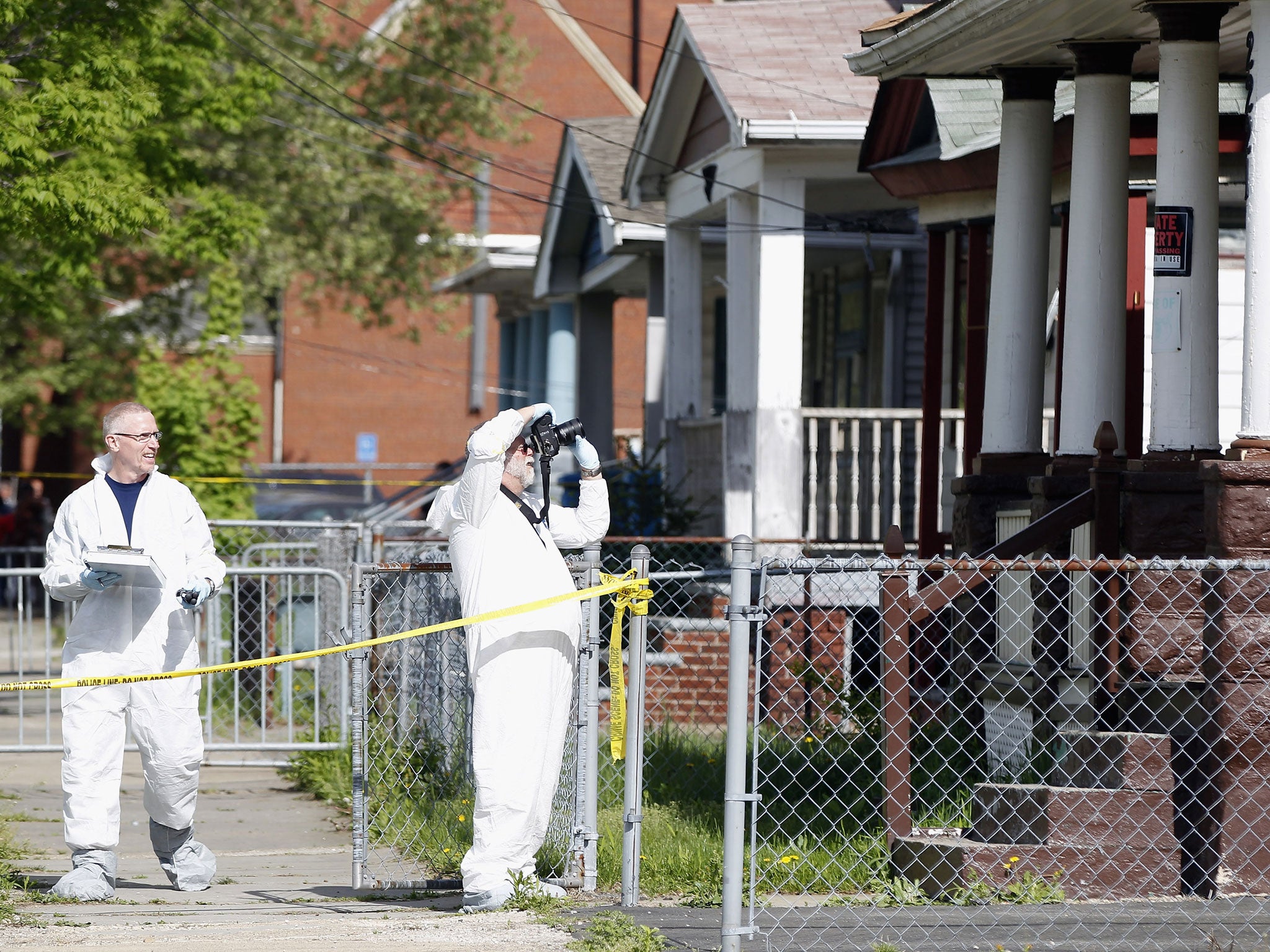 The Cleveland home where the girls were kept for more than a decade has since been demolished