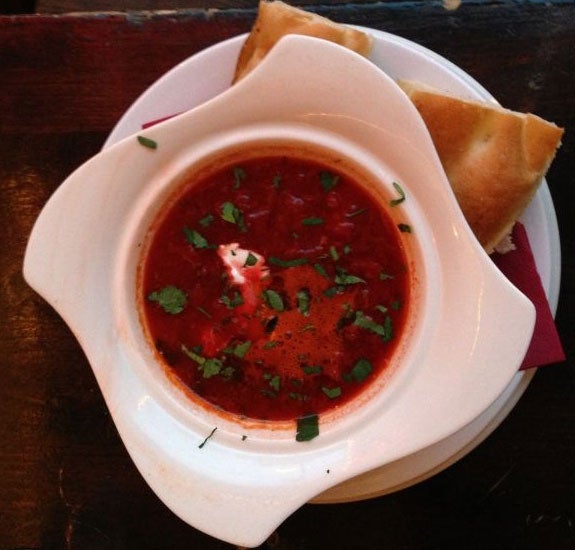 Borscht at Little Georgia