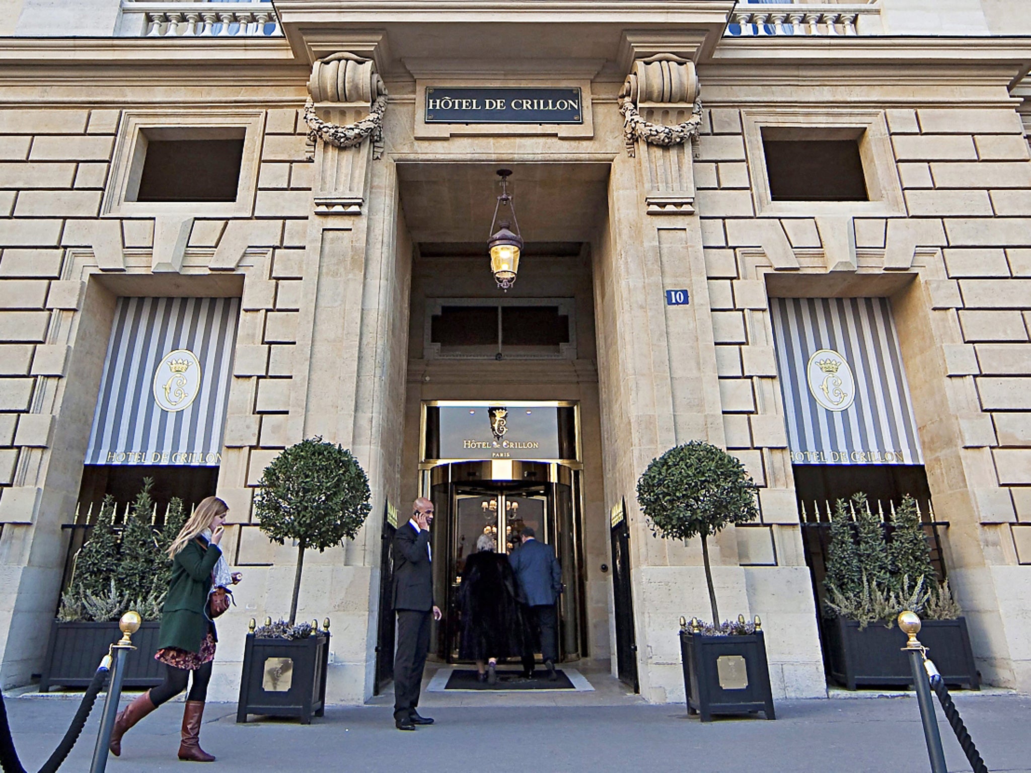 Star turn: the Hotel de Crillon has closed for renovation