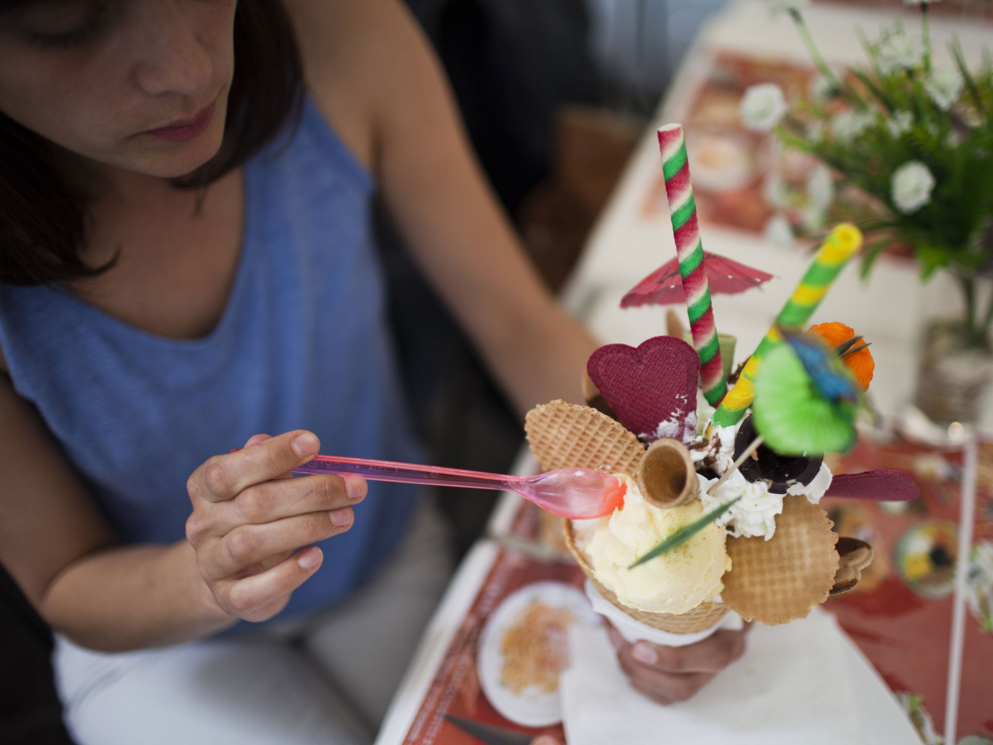 The €16 ice cream that provoked the debate