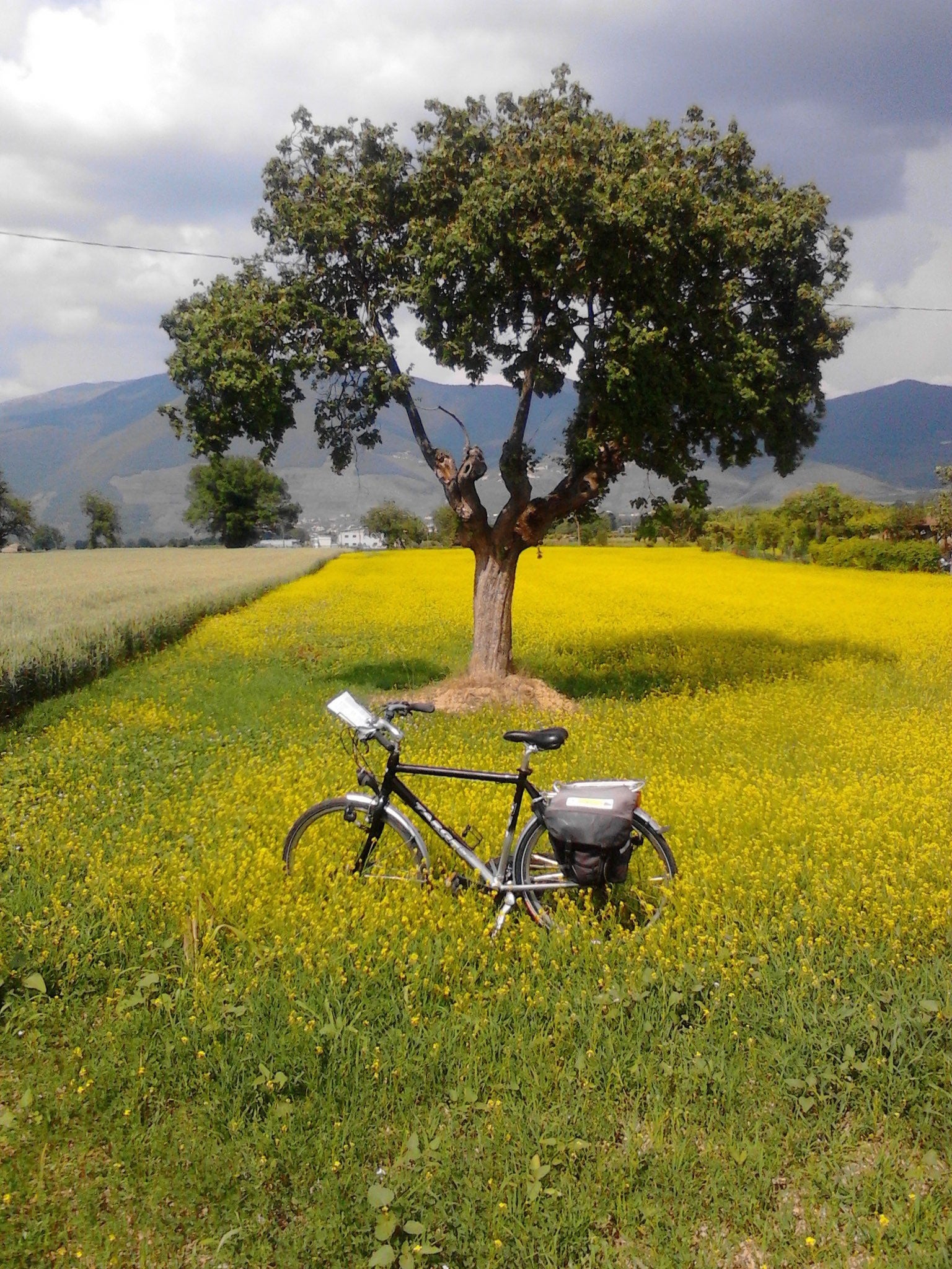 The Via Francigena in Italy, an old pilgrimage route to Rome