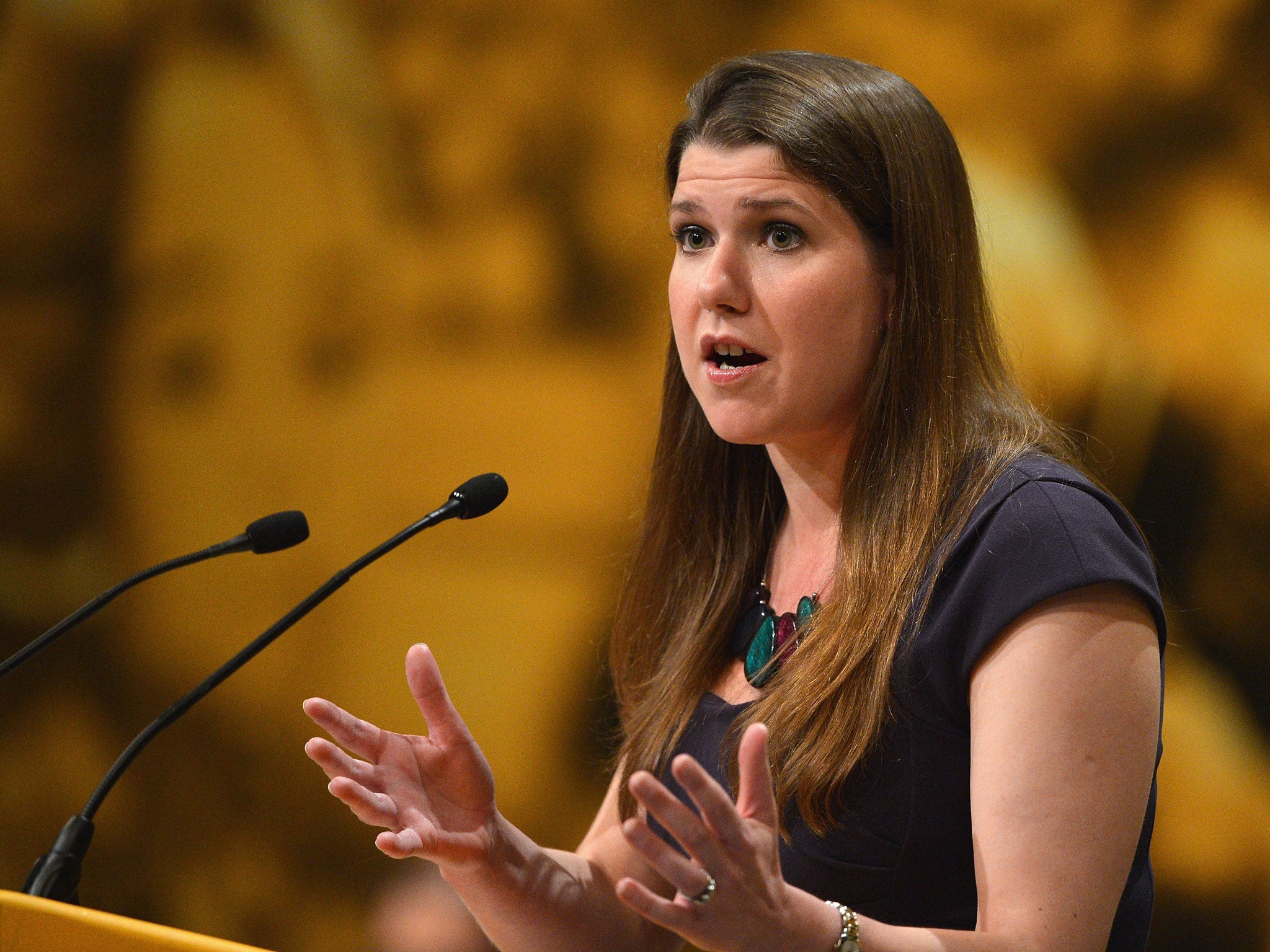 Safe: MP Jo Swinson had a narrow escape after eating nuts