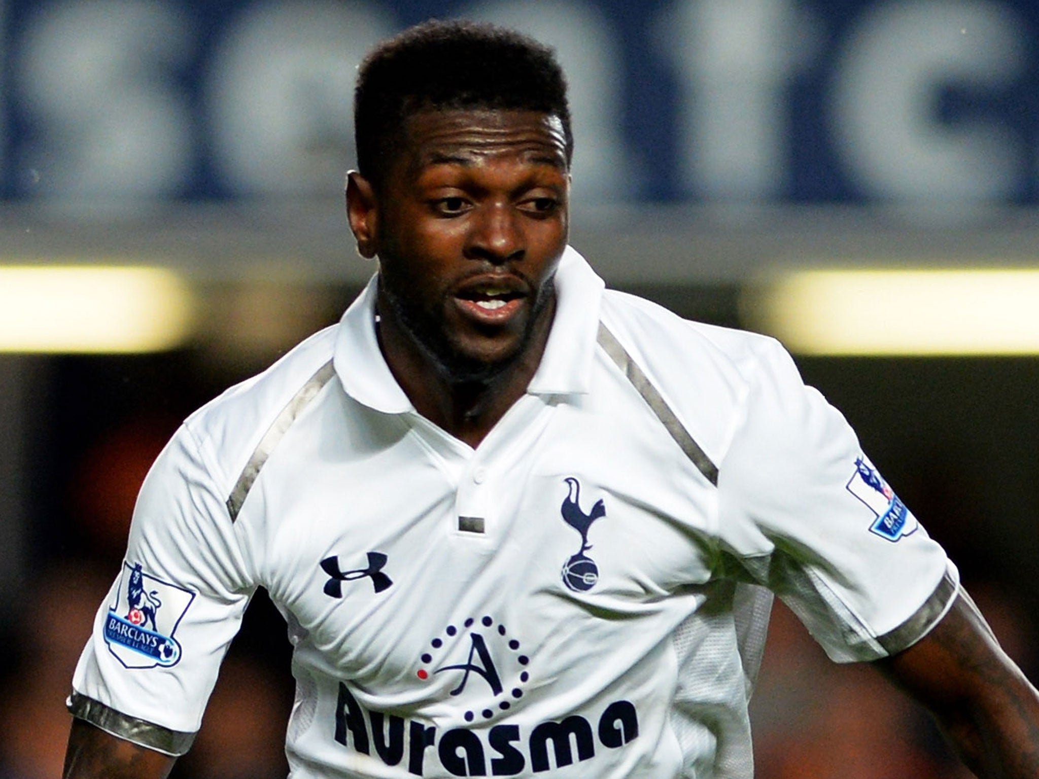 In for the kill: Adebayor makes his loyalties clear in raw terms