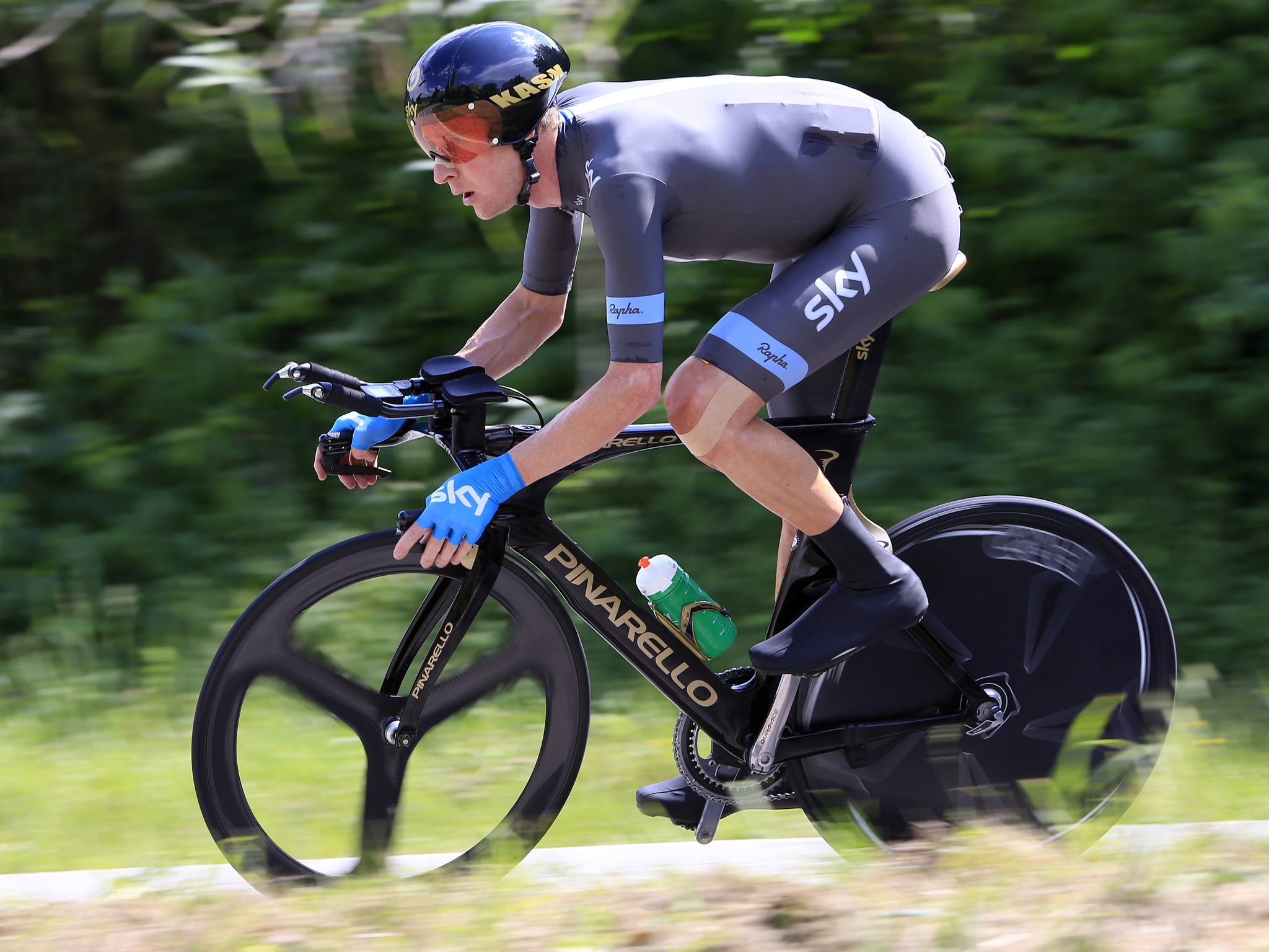 The Team Sky rider and Tour de France winner withdrew on medical advice ahead of today's 13th stage from Busseto to Cherasco.