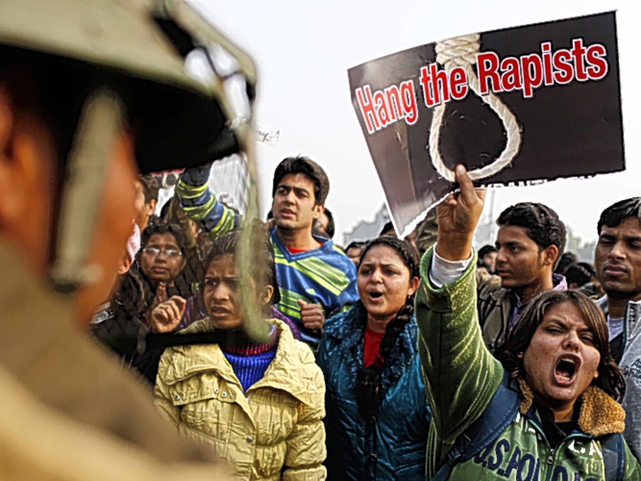 Fired up: protests in New Delhi in December 2012