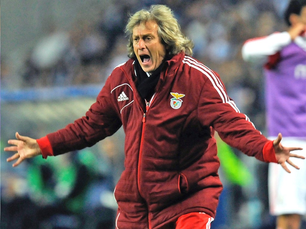 Jorge Jesus has been linked to top jobs but remained in Portugal with Benfica and Sporting