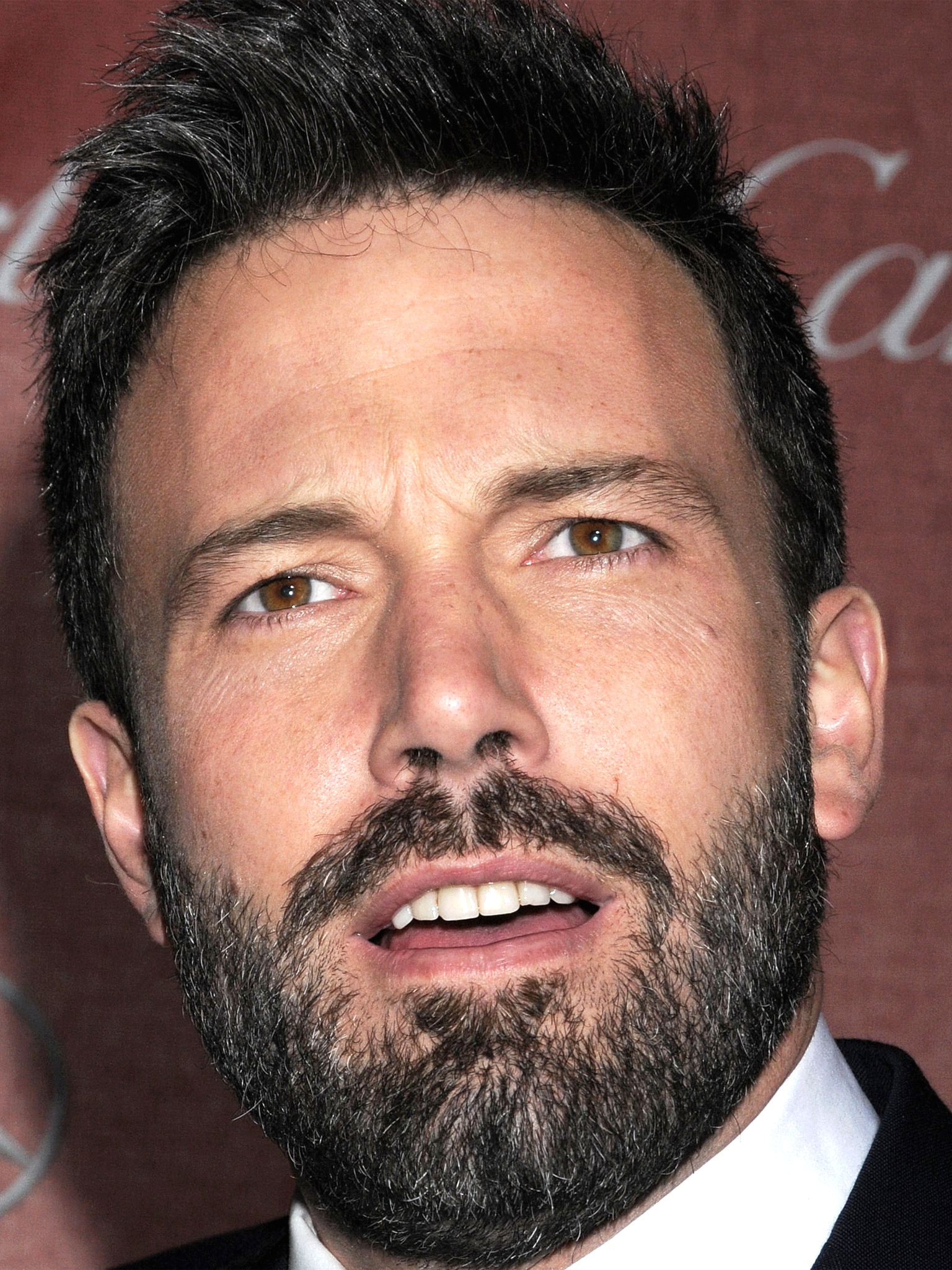 Bearded actor and director Ben Affleck