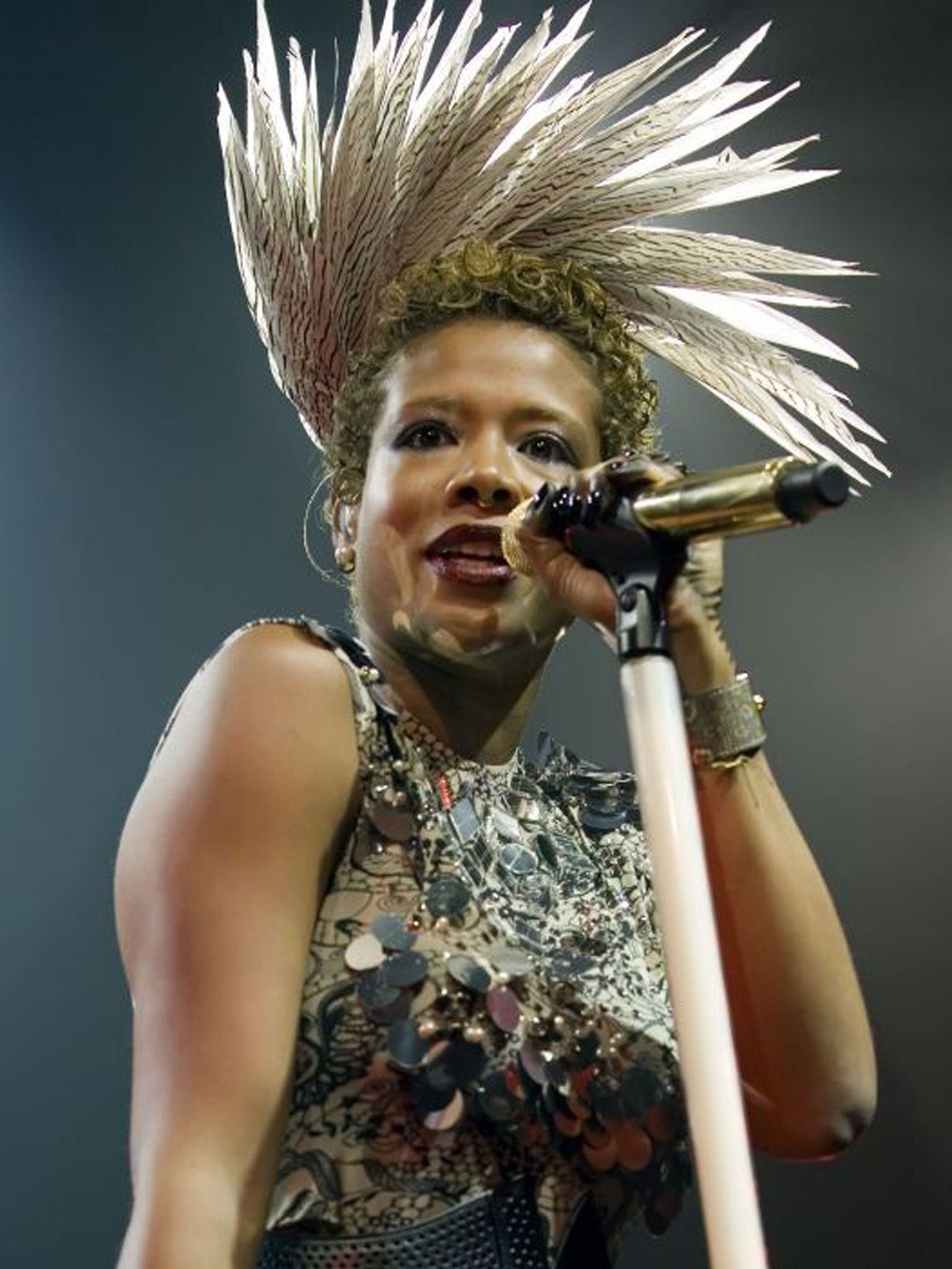 Genre-evading, husky-throated singer Kelis