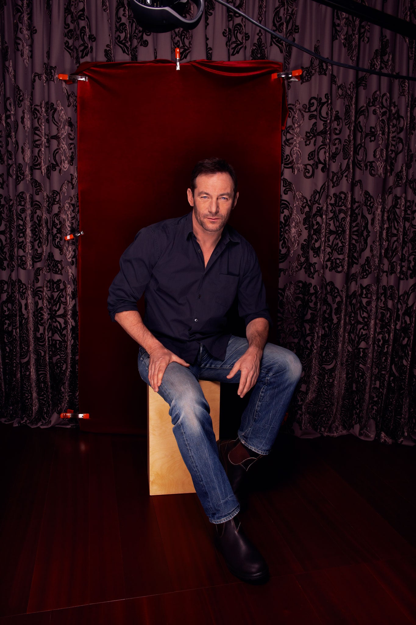 Isaacs says his wife persuaded him to film a new series of BBC1's Case Histories because 'is her favourite show'