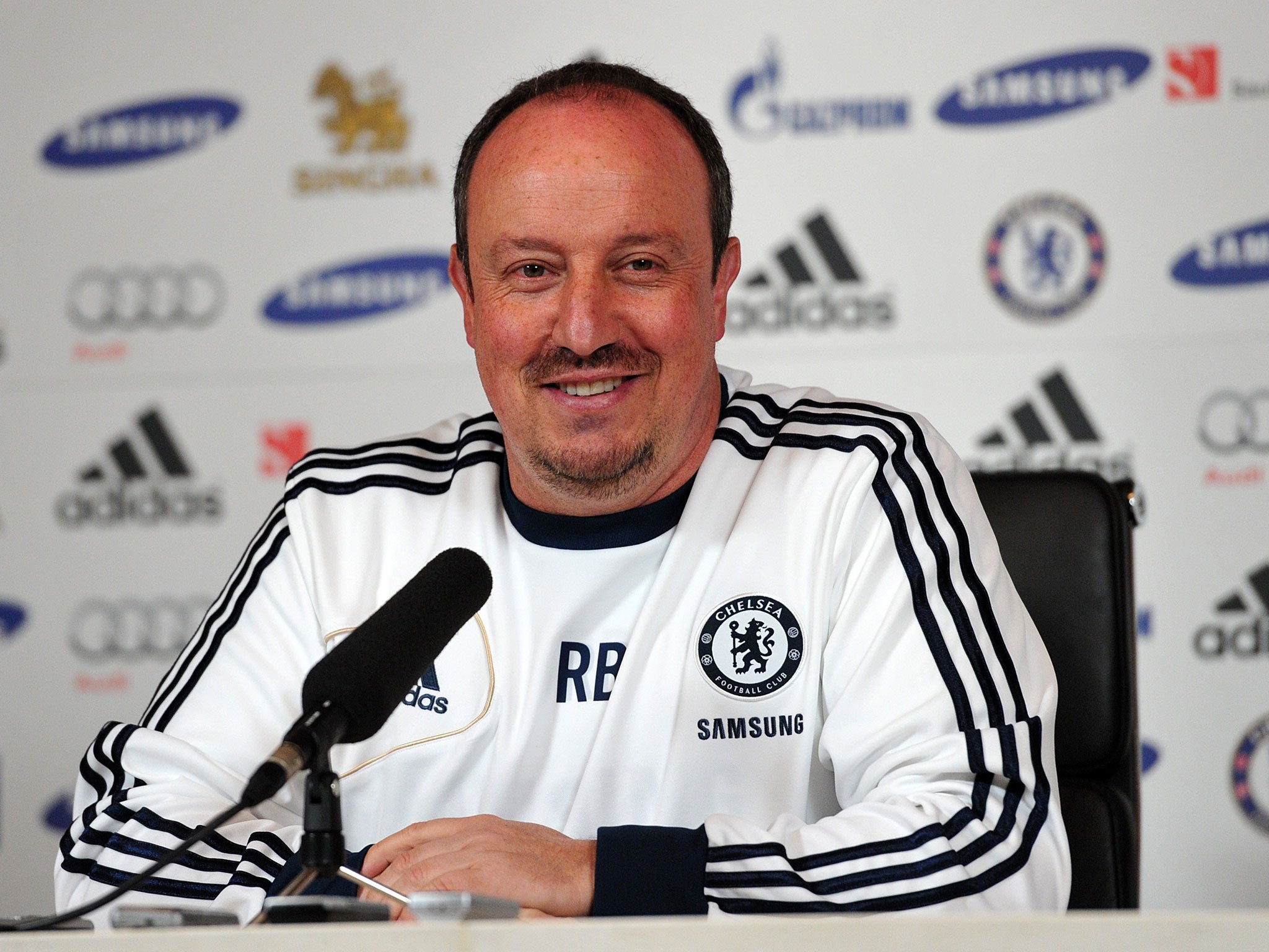 Chelsea's Spanish interim manager Rafael Benitez