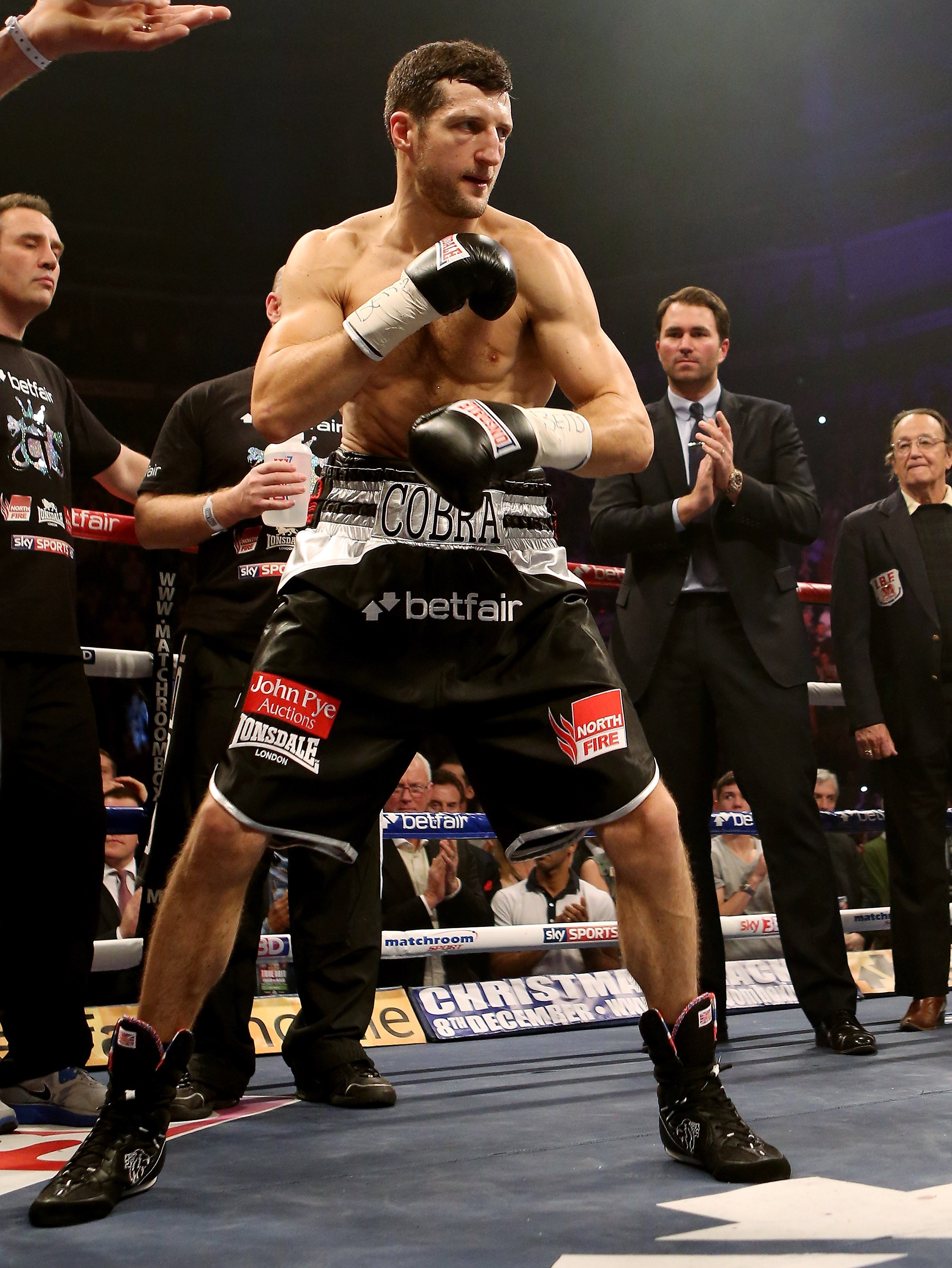 Spar treatment: Carl Froch says Nathan Cleverly and George Groves cannot help Kessler to beat him by training with the Dane