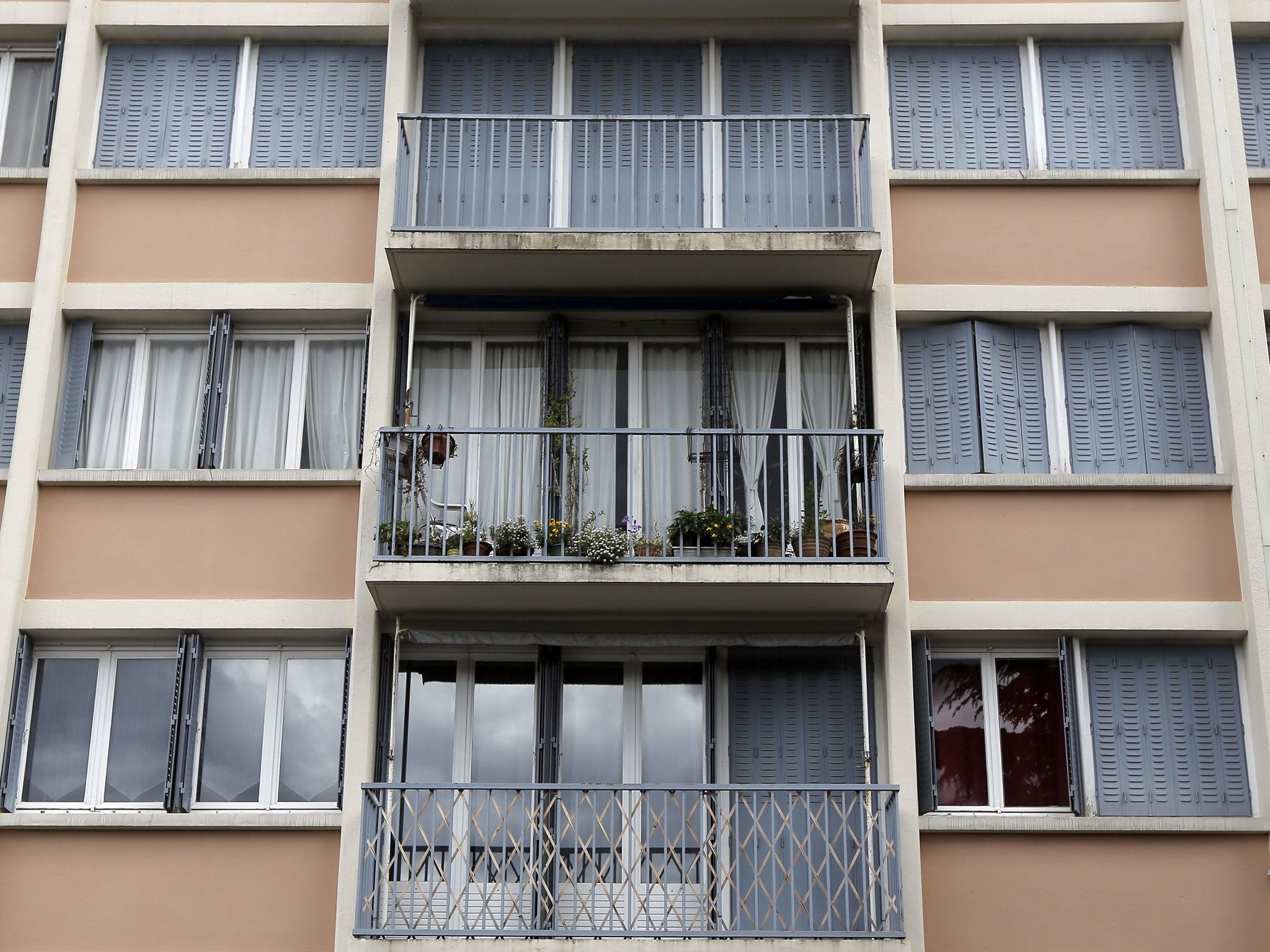 The building in Lyon where the children were found