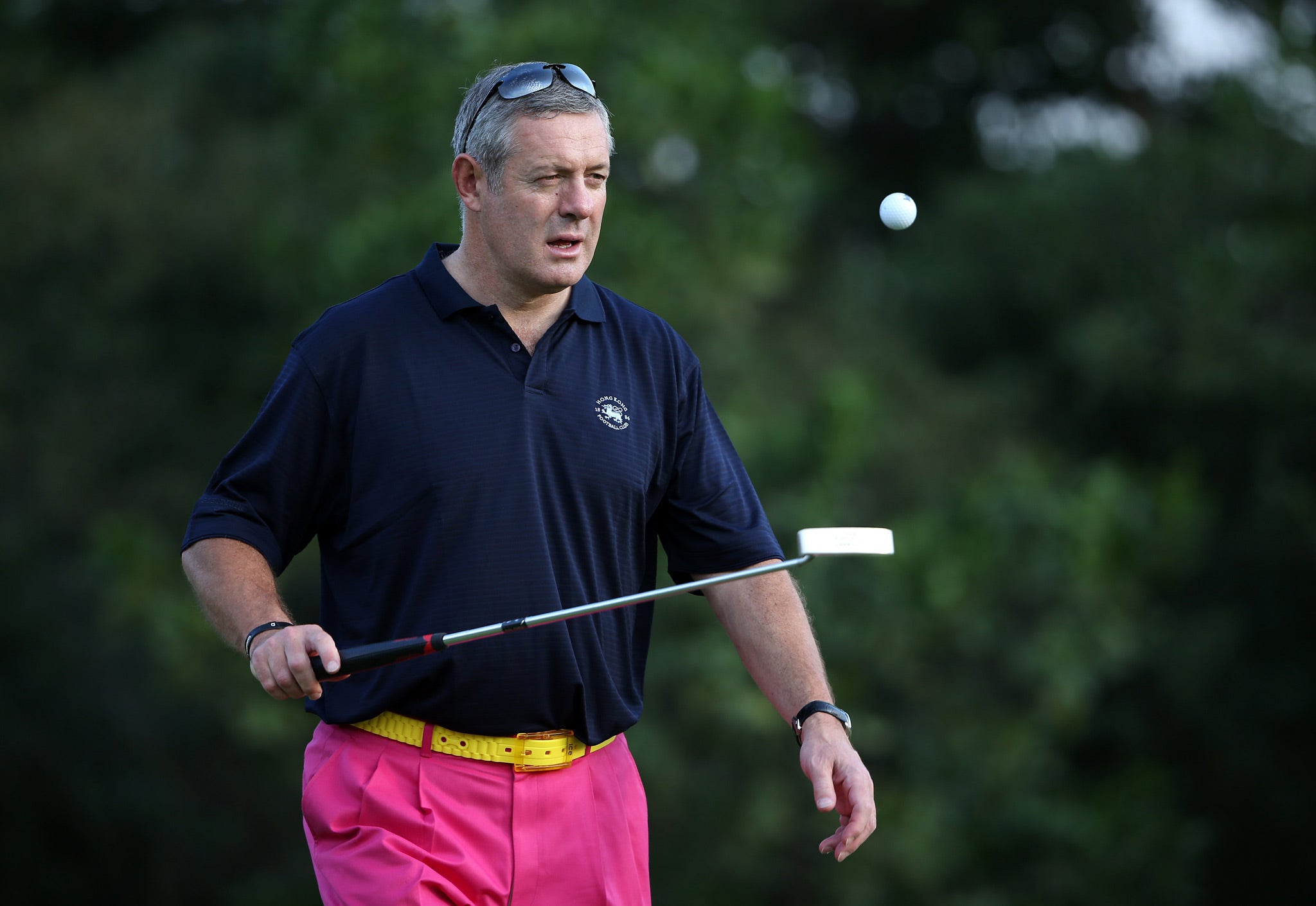 Former Scotland and Lions captain Gavin Hastings at the WGC HSBC Champions at the Mission Hills Resort