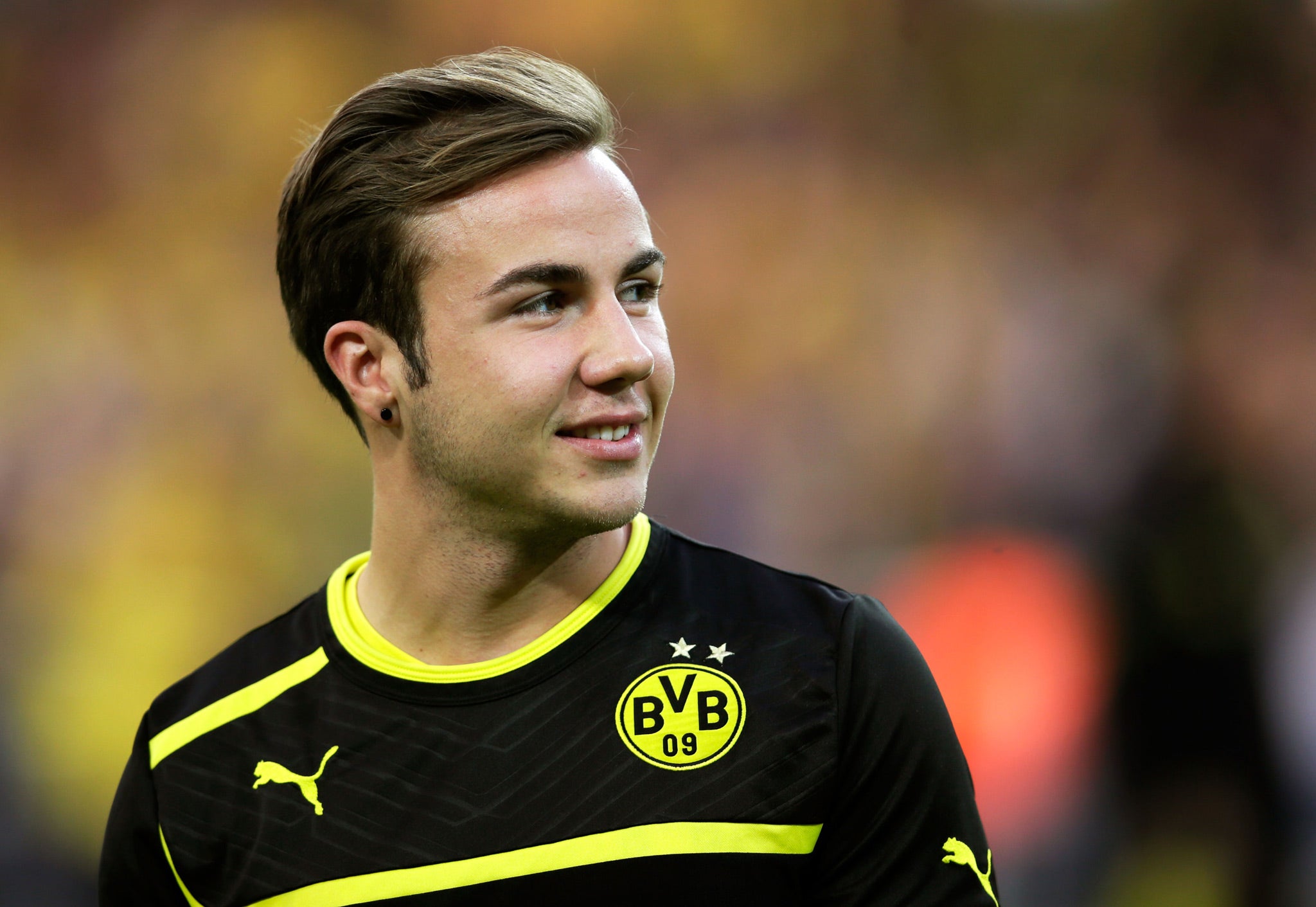 Gotze, pictured during his time at Dortmund