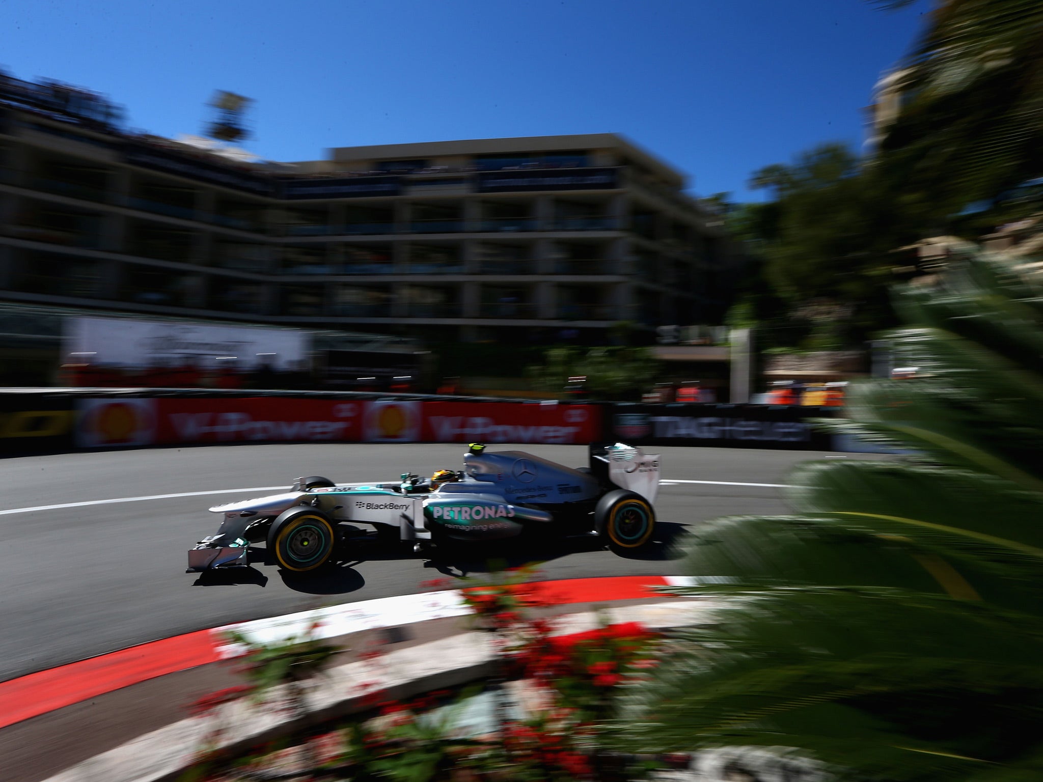 Lewis Hamilton at the Monaco Grand Prix