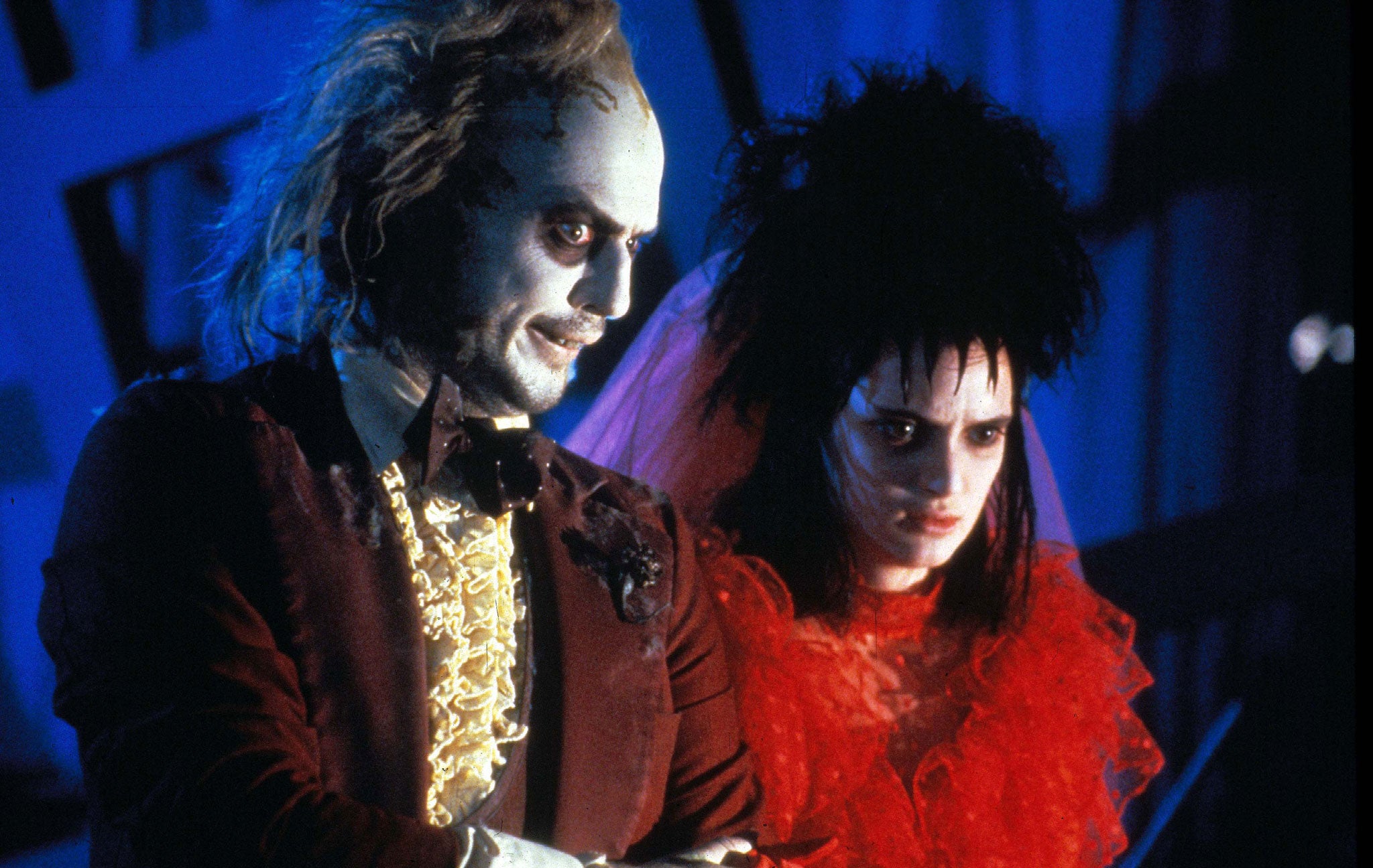 Michael Keaton and Winona Ryder in the 1988 Beetlejuice original