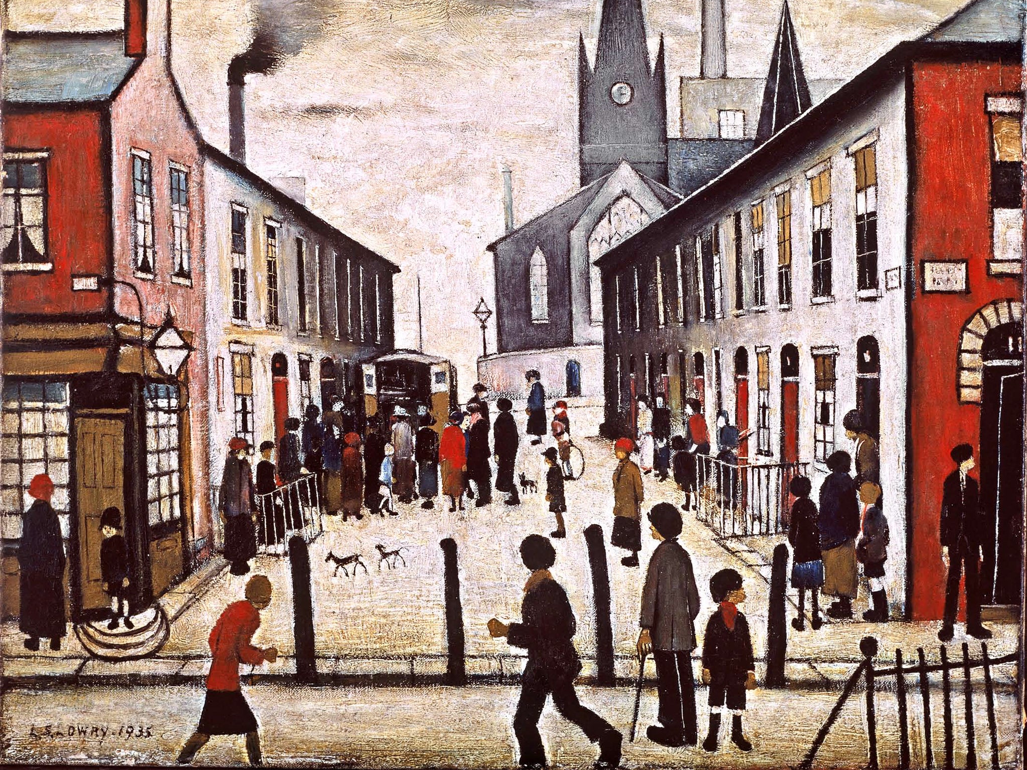 L.S. Lowry The Fever Van 1935