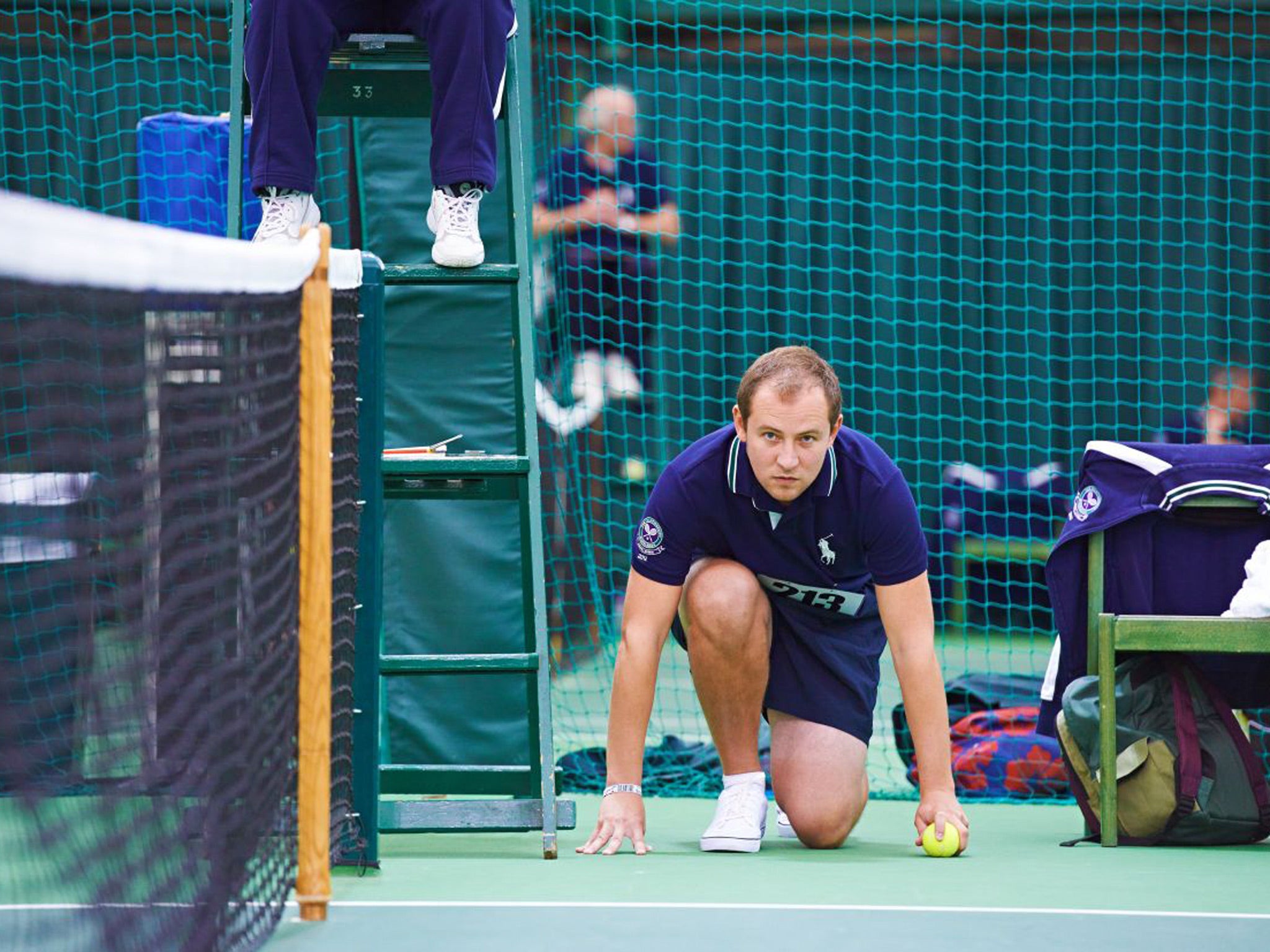 The Independent's Tom Peck is put through his paces as Wimbledon ball boys and girls are selected