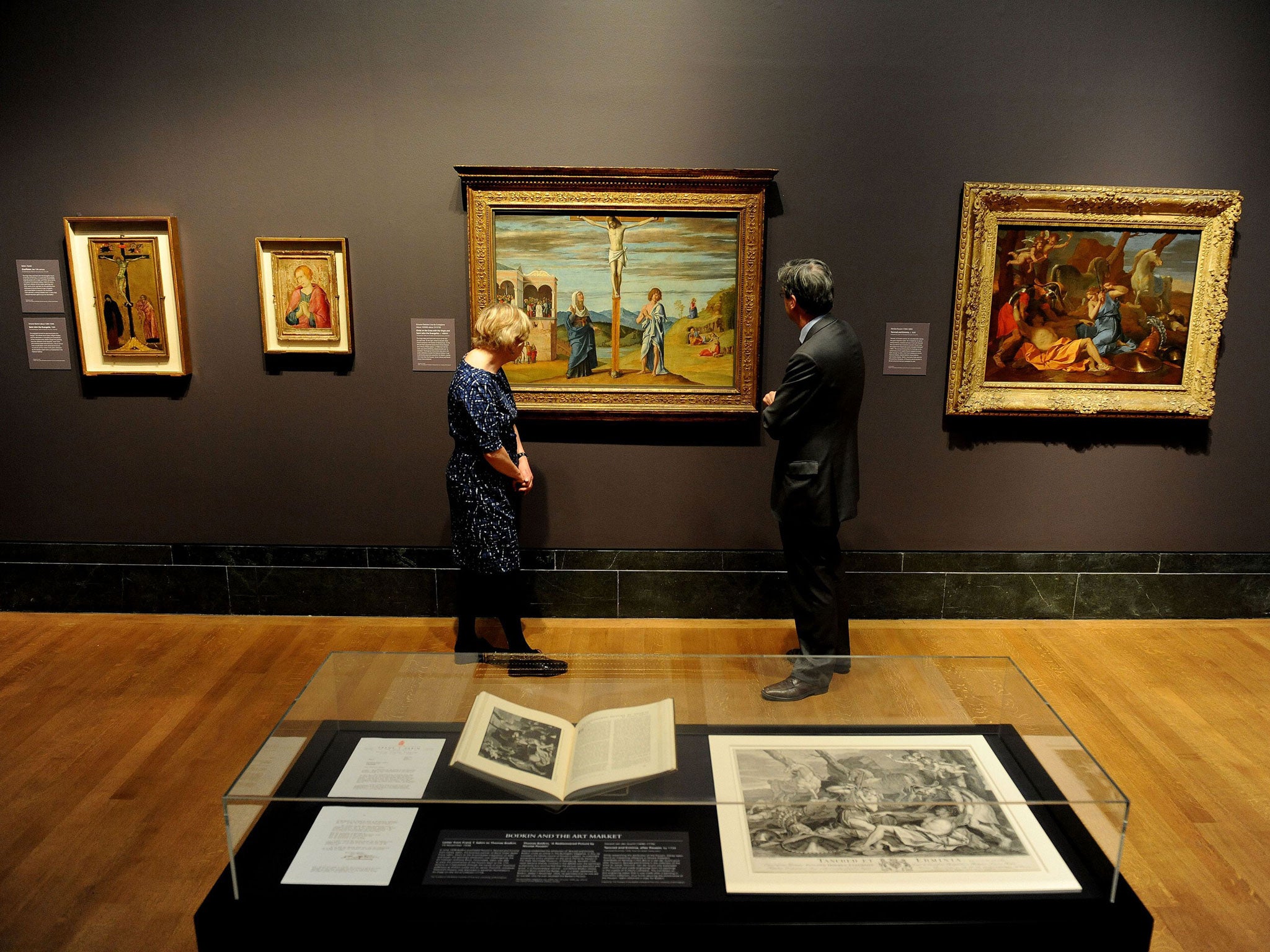 A restored crucifixion scene by Giovanni Battista Cima