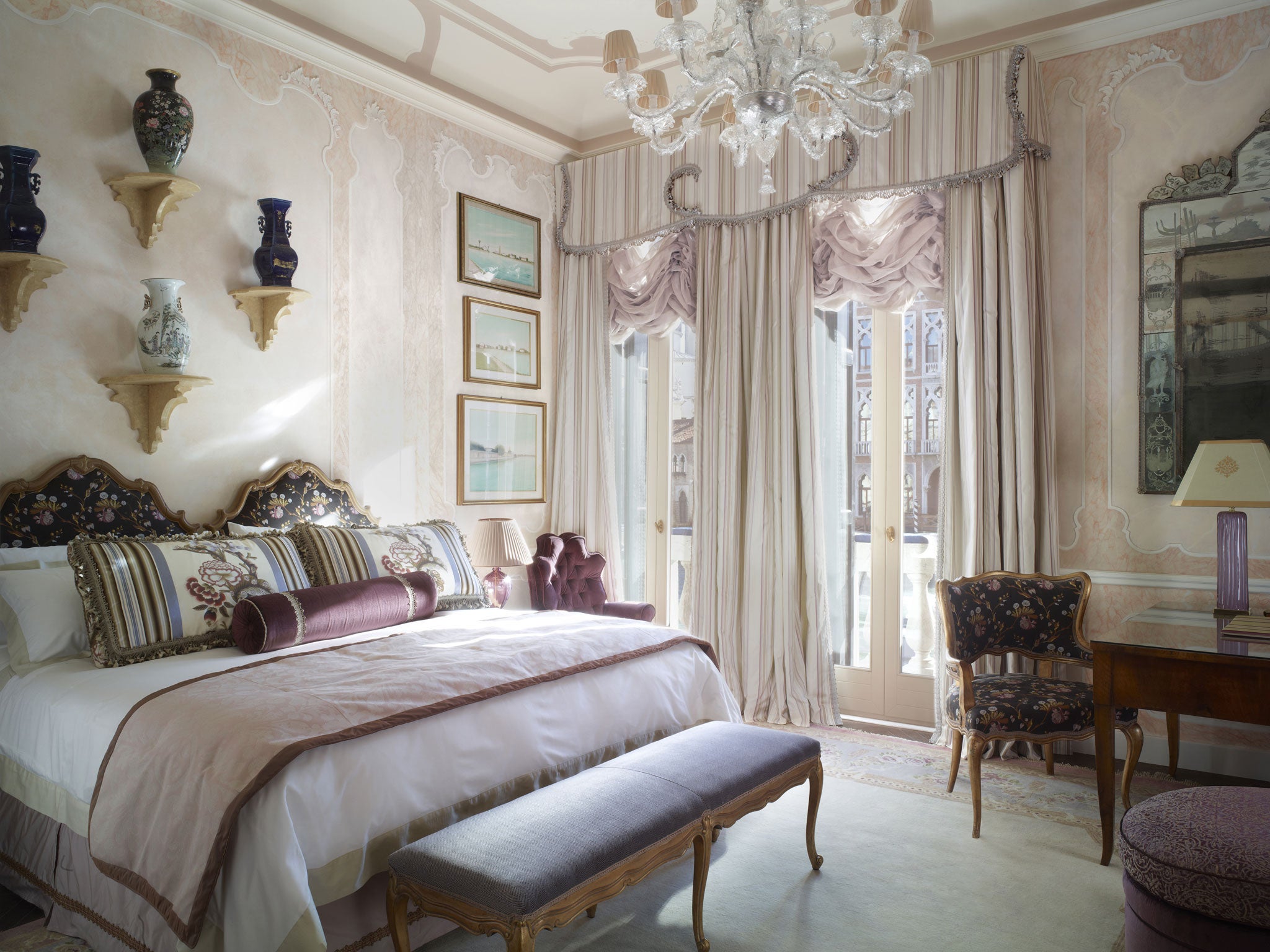 Grand rooms can be found at Gritti Palace