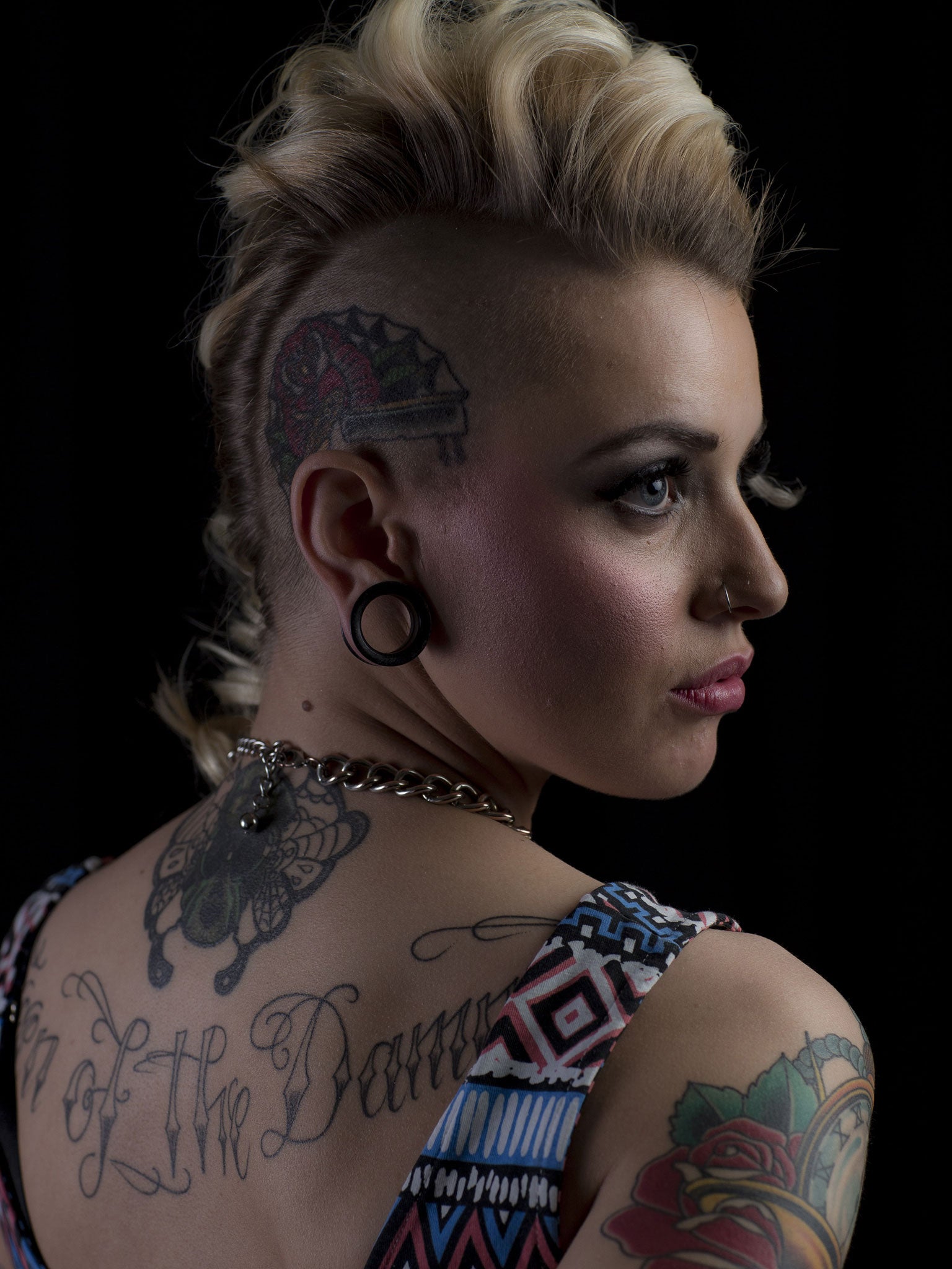 Visitors to the Great British Tattoo Show included Courtney Lloyd