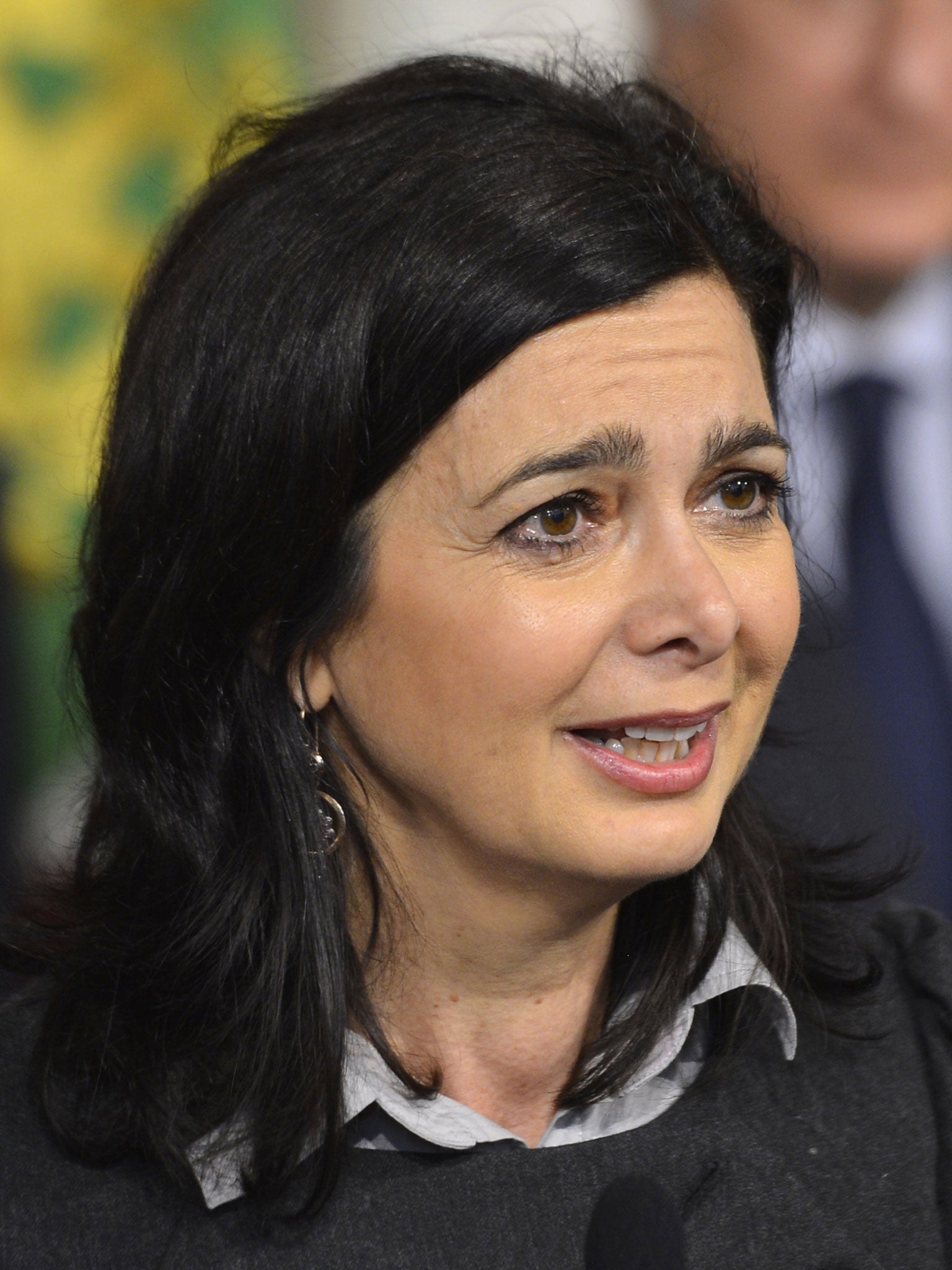 The president of the Italian parliament, Laura Boldrini