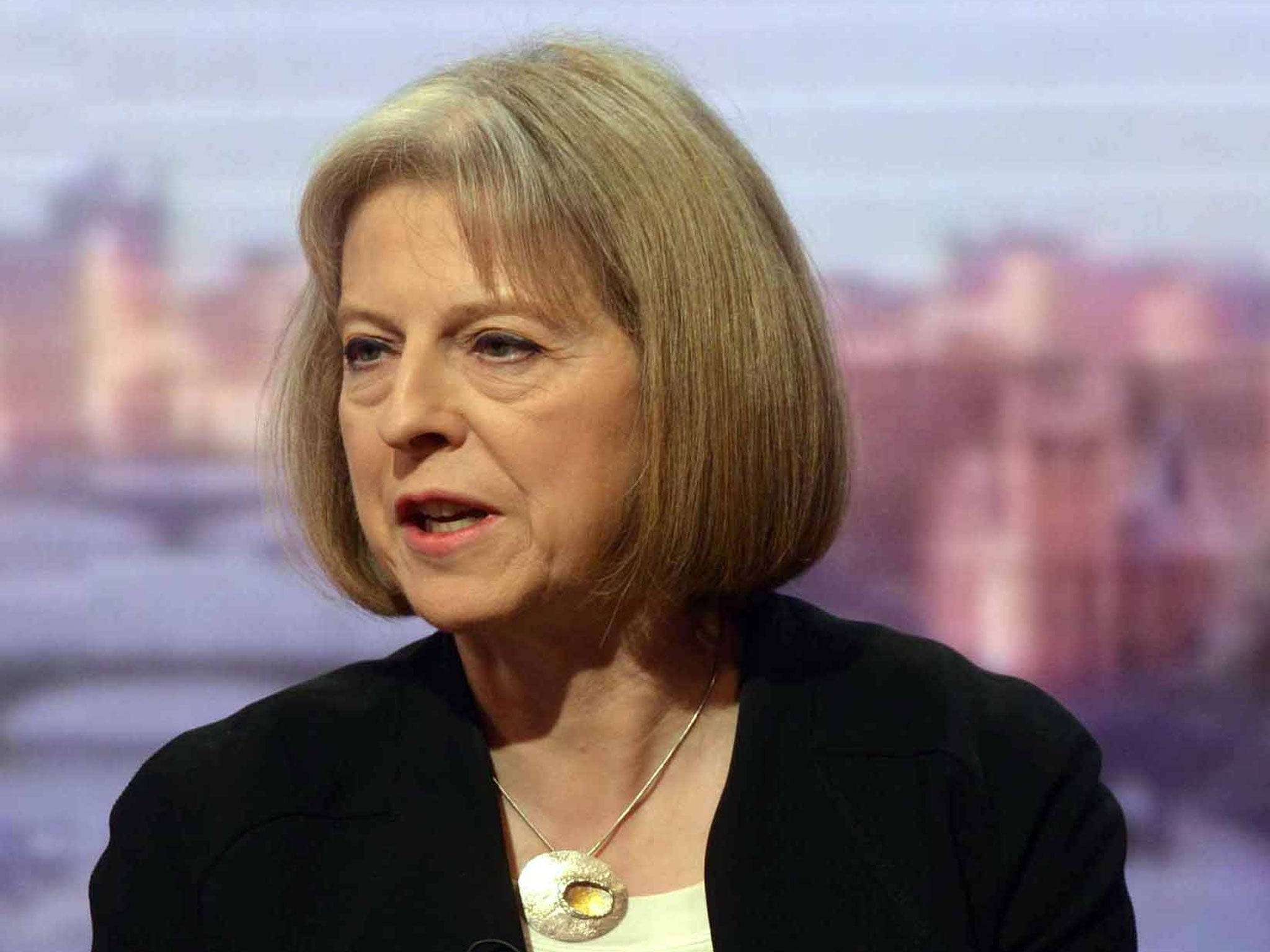 Theresa May has said the terrorist threat to the UK is 'more diverse'