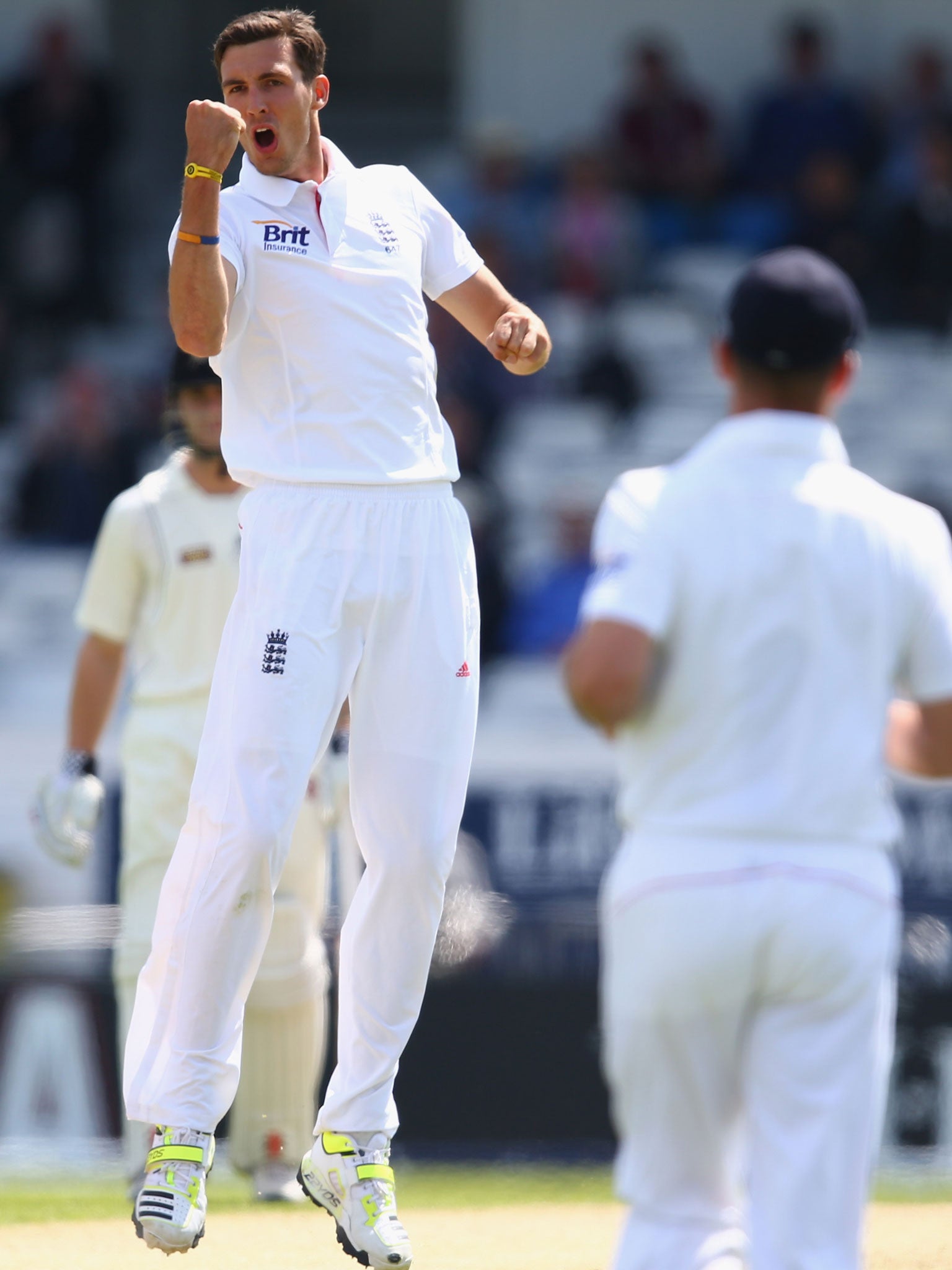 Steven Finn broke New Zealand's resistance