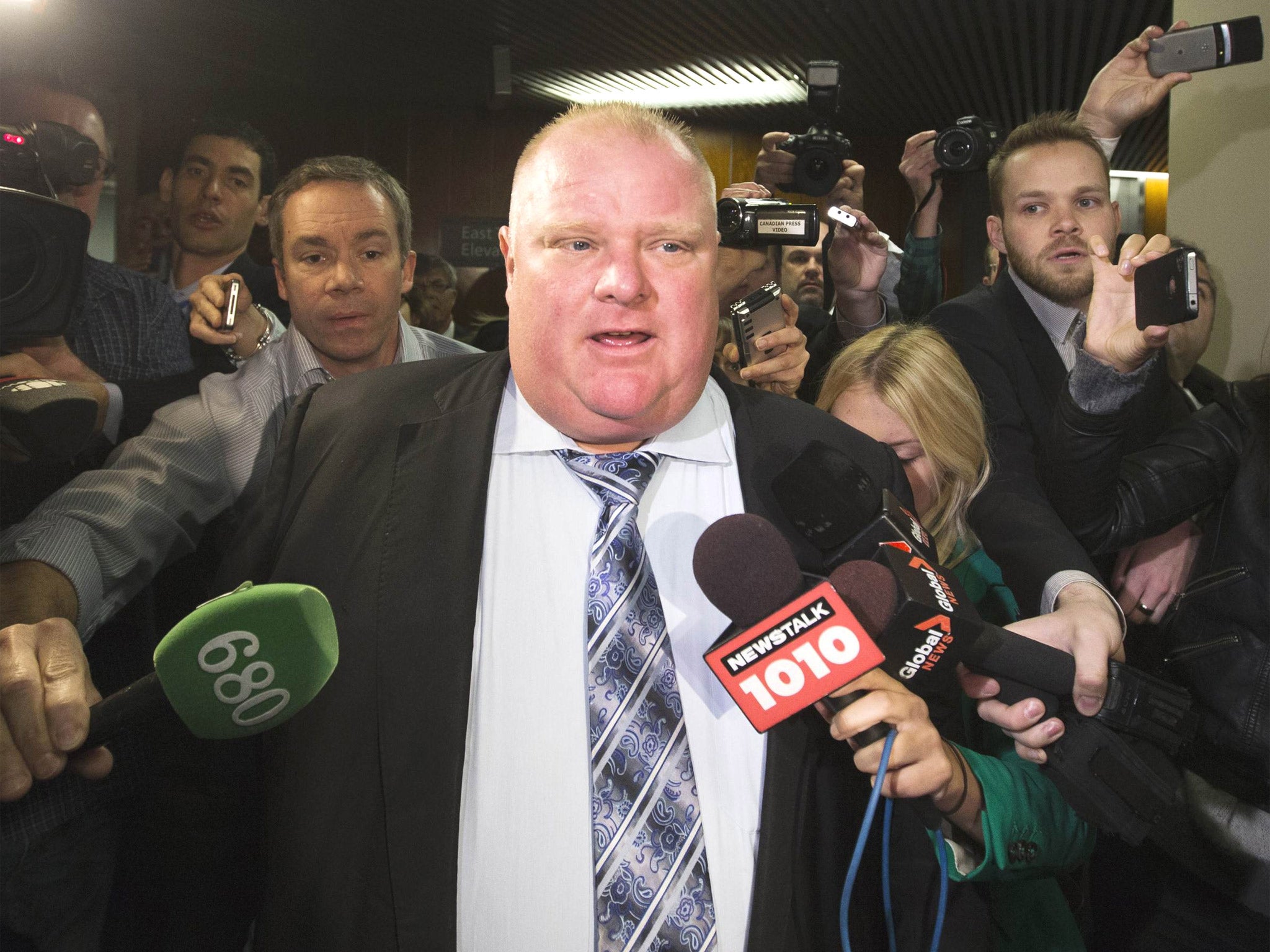 Despite a string of controversies, Rob Ford holds a higher approval rating than David Cameron or Barack Obama, according to a recent opinion poll