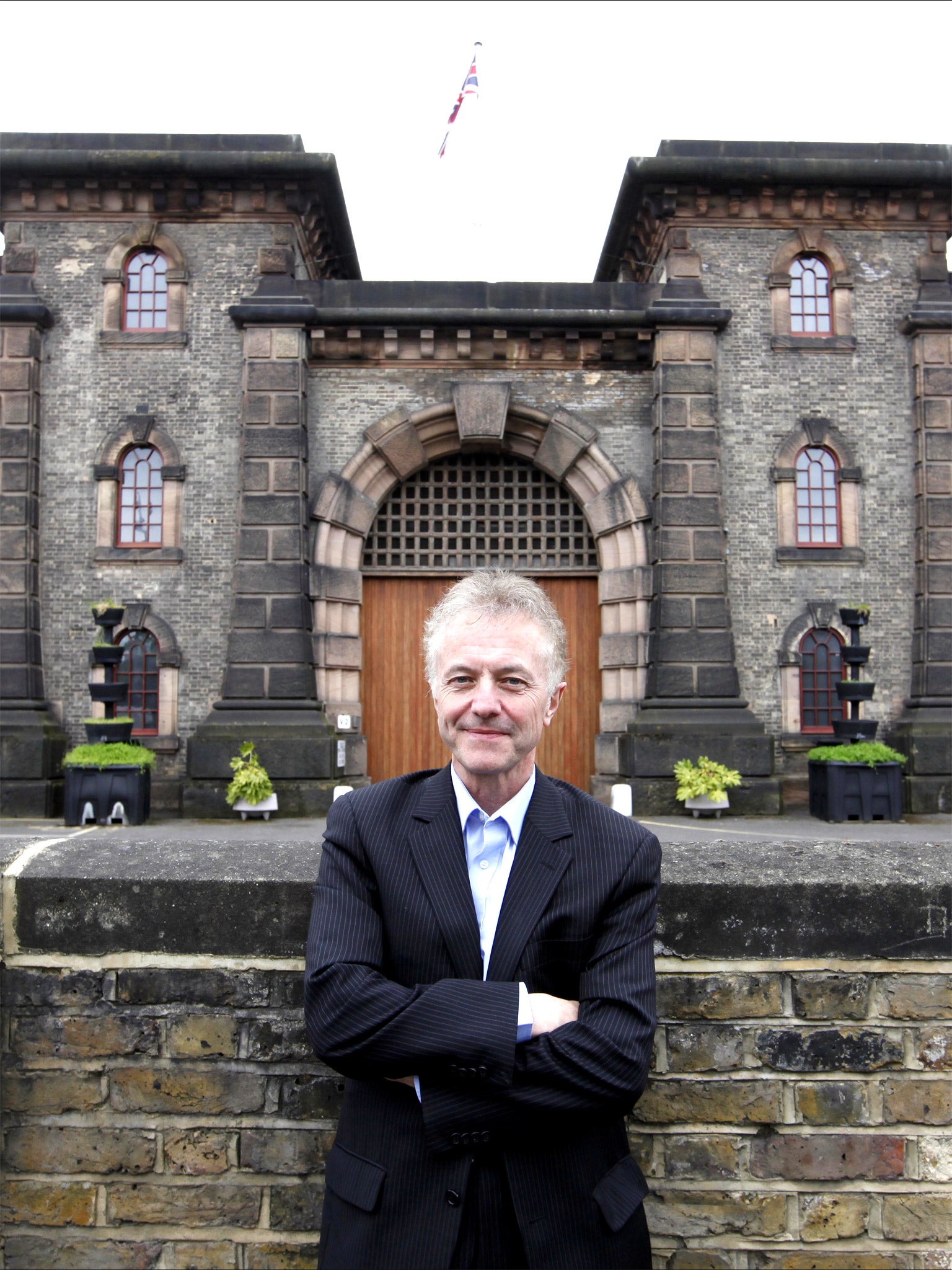 Advance warning: Adrian Raine pictured outside Wandsworth Prison