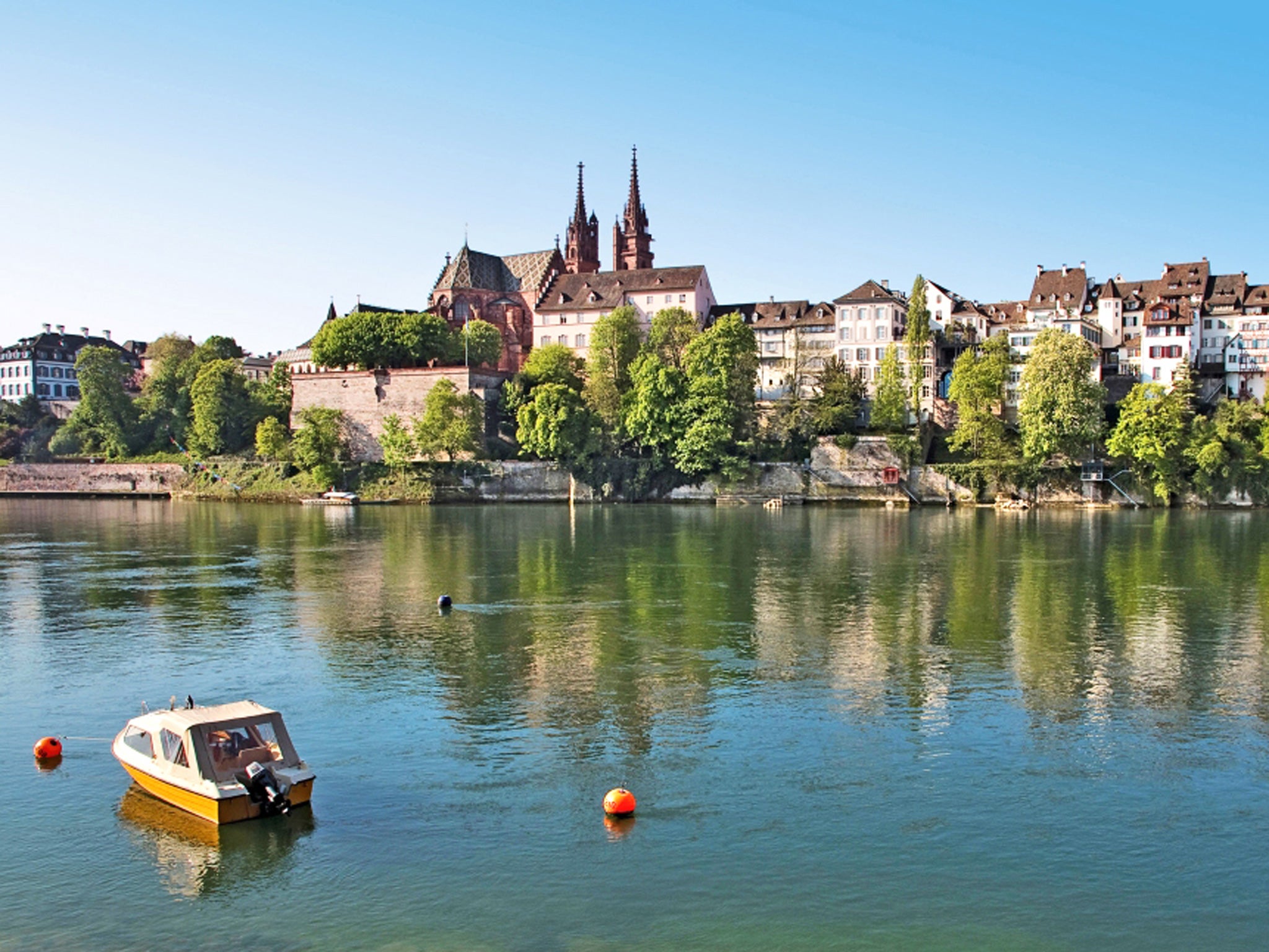 Bank on it: the Rhine and old city