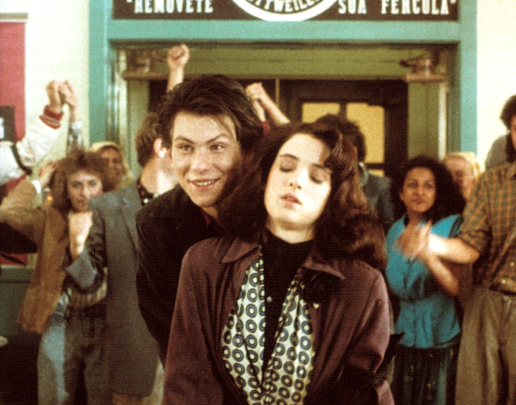 Christian Slater and Winona Ryder starred in the 1989 black comedy (Rex)